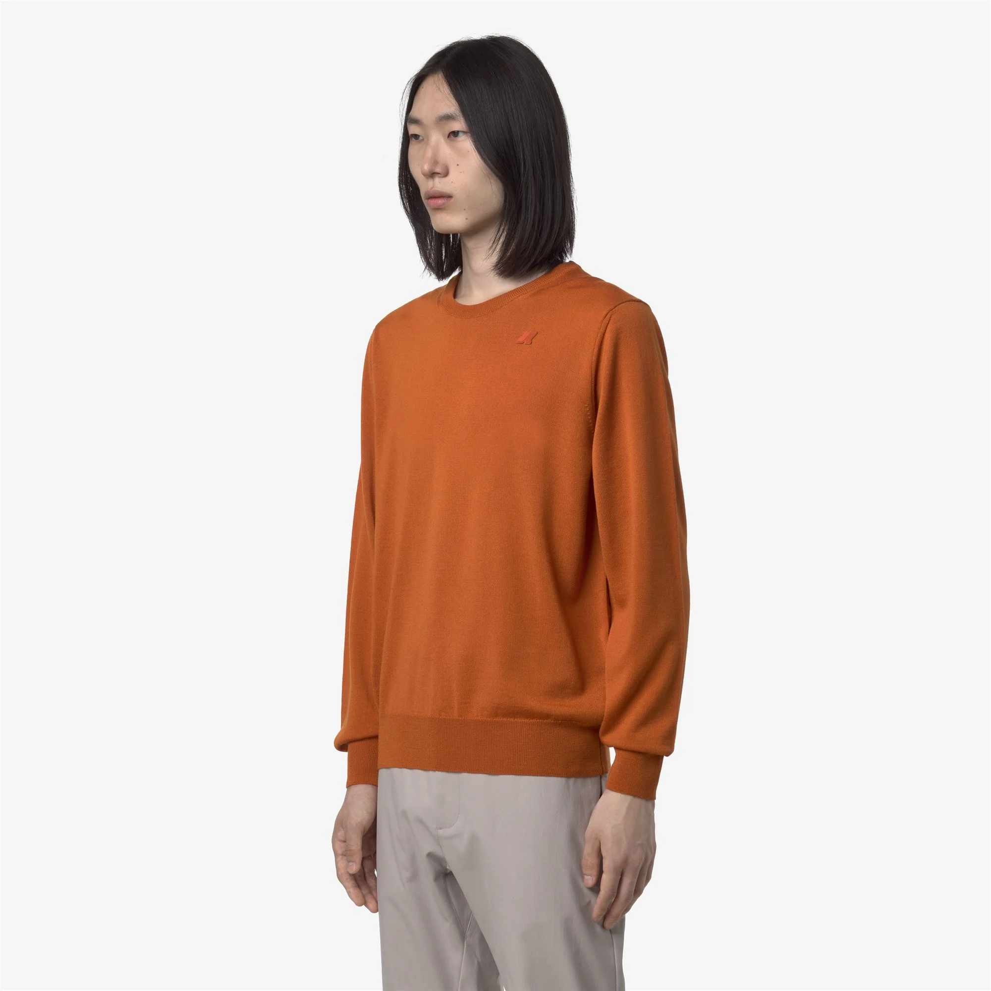 SEBASTIEN MERINO - KNITWEAR - Pull Over - Man - ORANGE RUST - Image 4