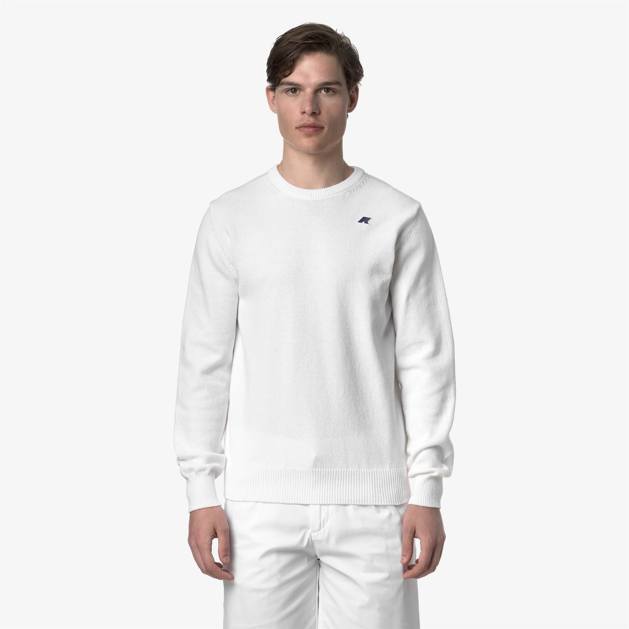 SEBASTIEN MIX COTTON GOLF - KNITWEAR - Pull Over - Man - WHITE BRIGHT - Image 4