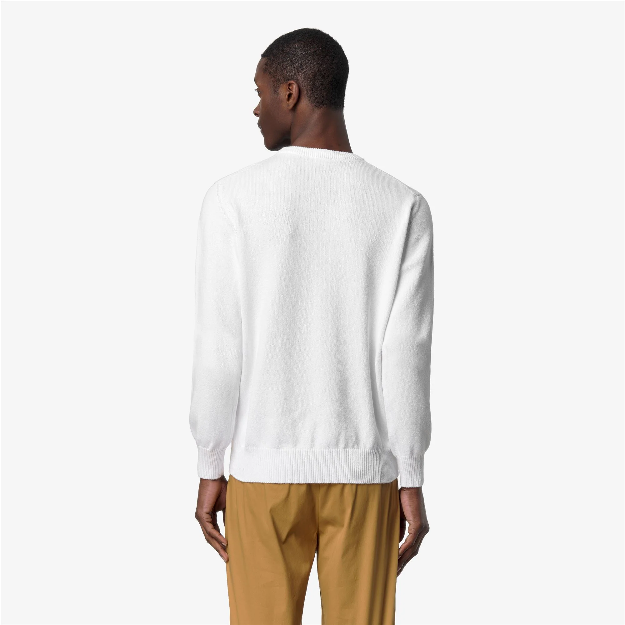 SEBASTIEN MIX COTTON GOLF - KNITWEAR - Pull Over - Man - WHITE - Image 3