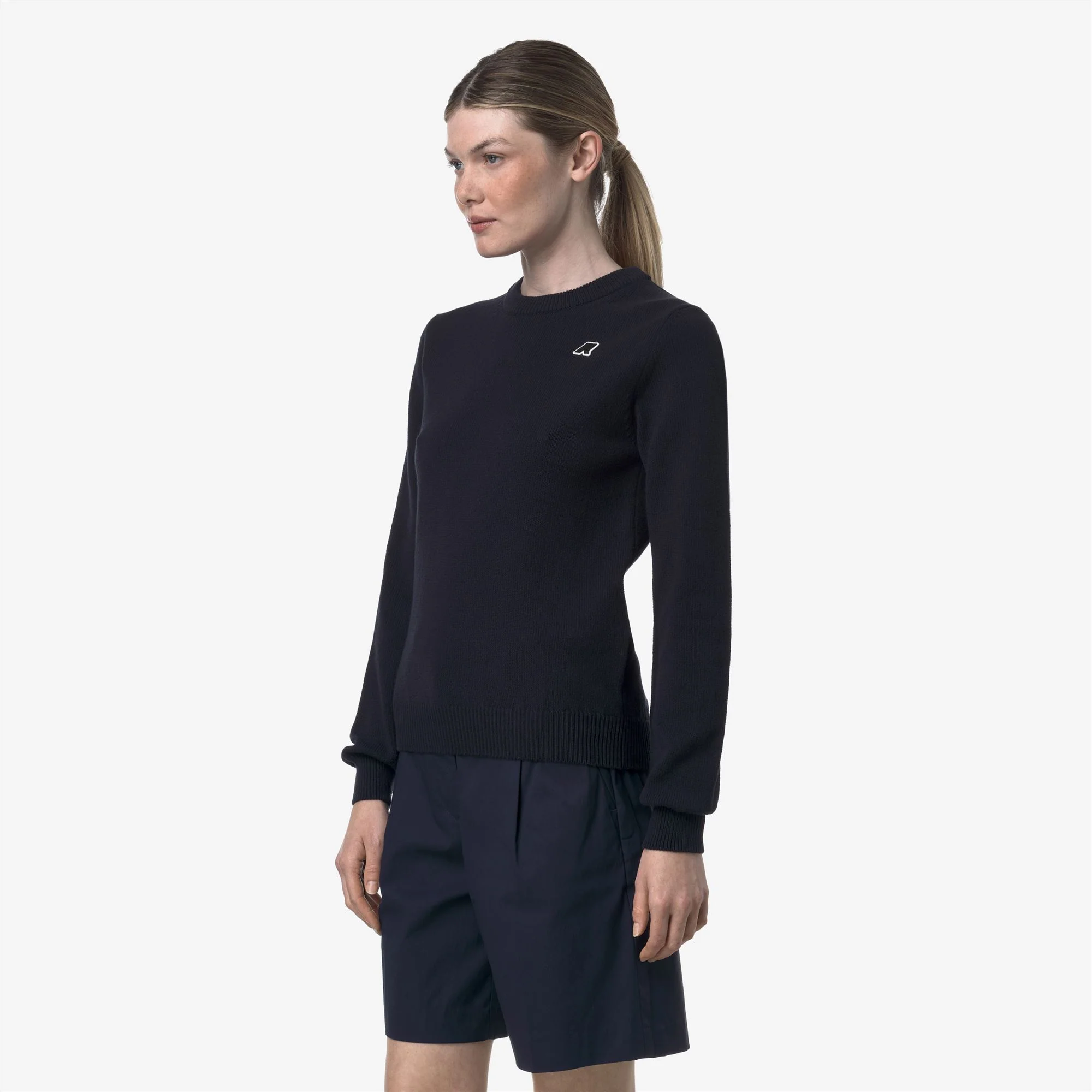 ABBIS MIX COTTON GOLF - KNITWEAR - Pull Over - Woman - BLUE DEPTH BW - Image 4