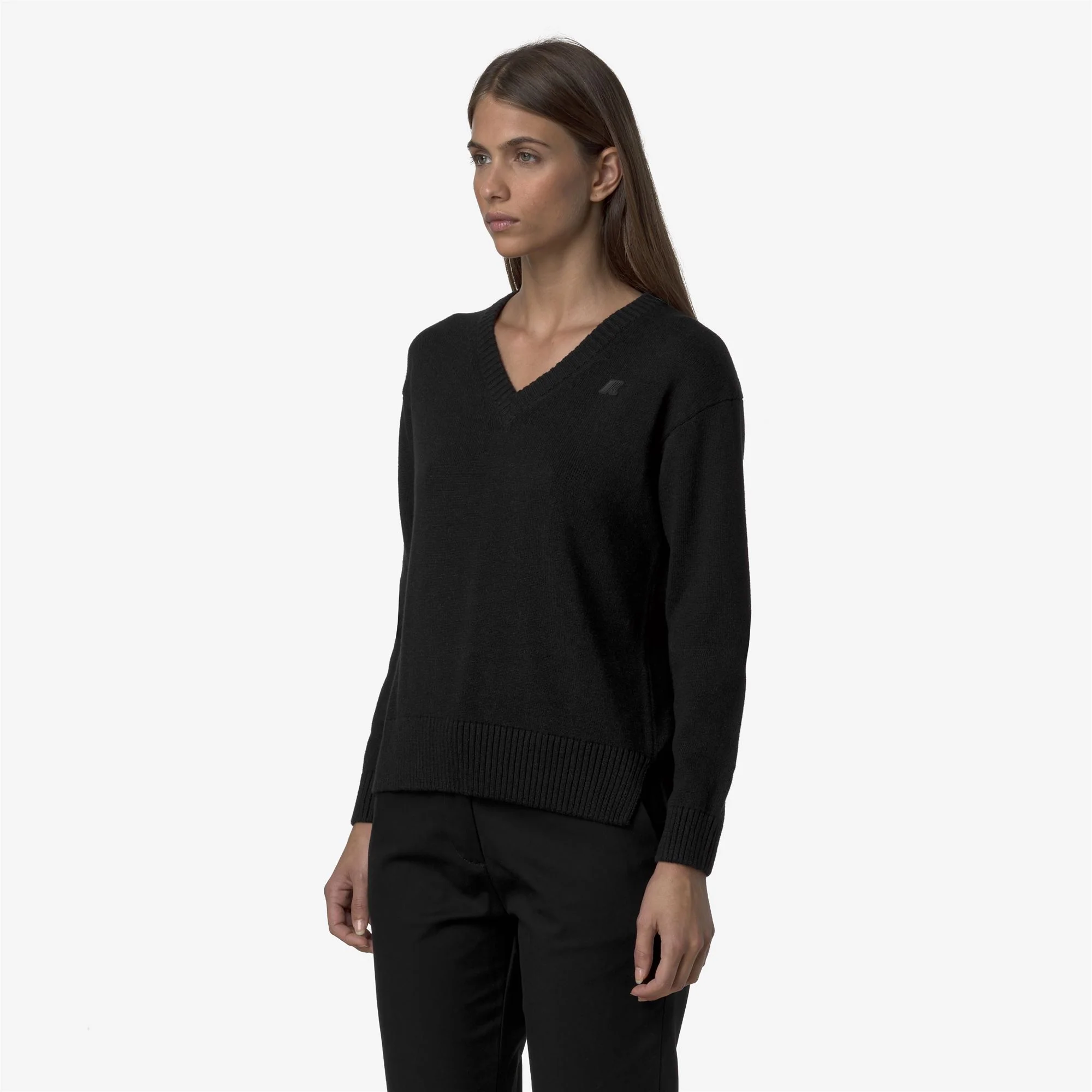 ADINE COTTON CASHMERE - KNITWEAR - Pull Over - Woman - BLACK MEL - Image 5