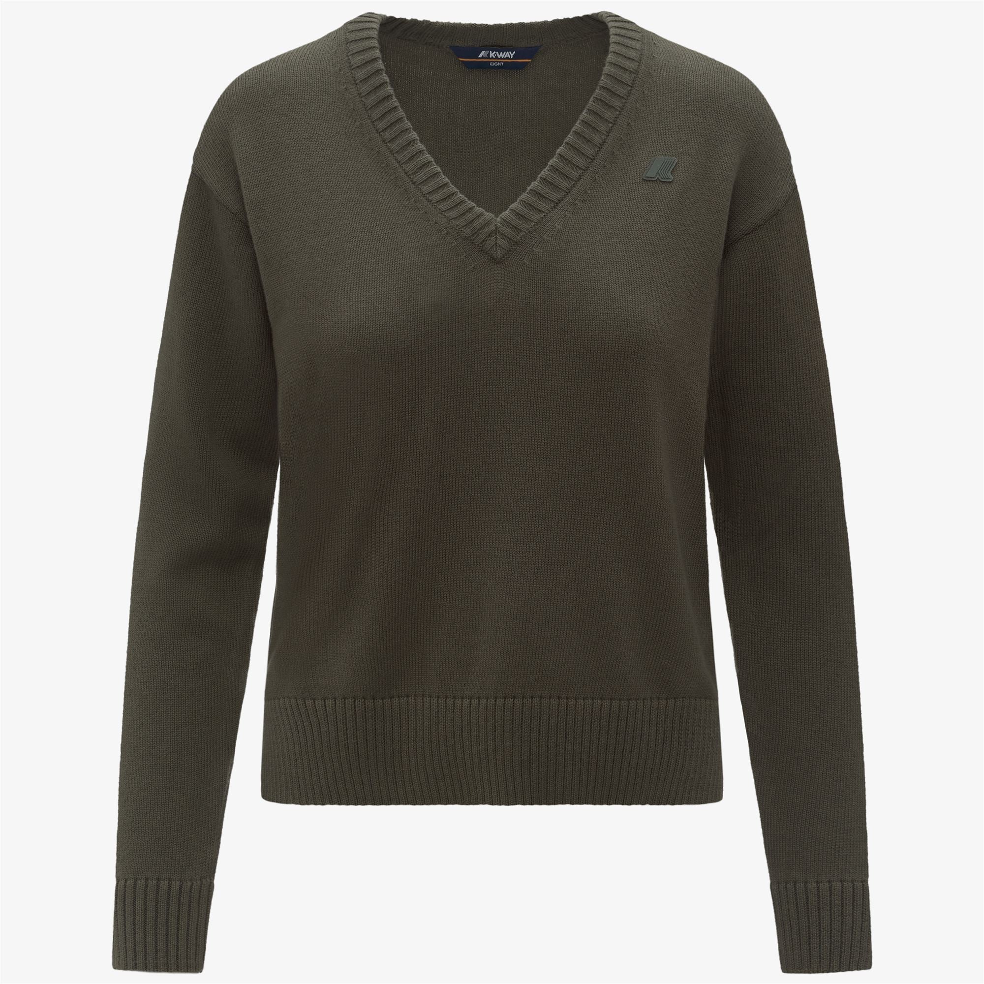 ADINE COTTON CASHMERE - KNITWEAR - Pull Over - Woman - GREEN BLCKISH - Image 5