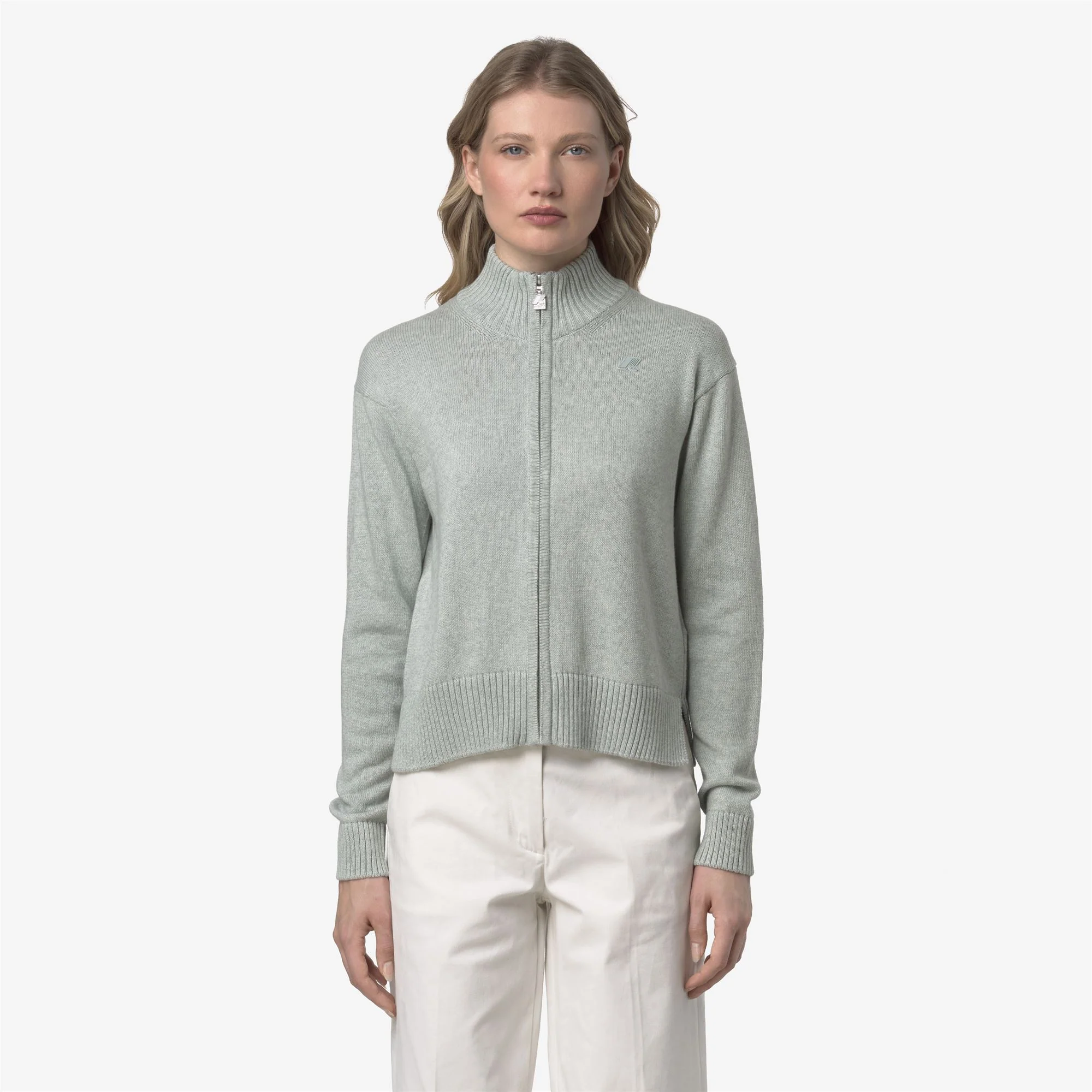 BETINNE COTTON CASHMERE - KNITWEAR - Jacket - Woman - GREY GREY MEL