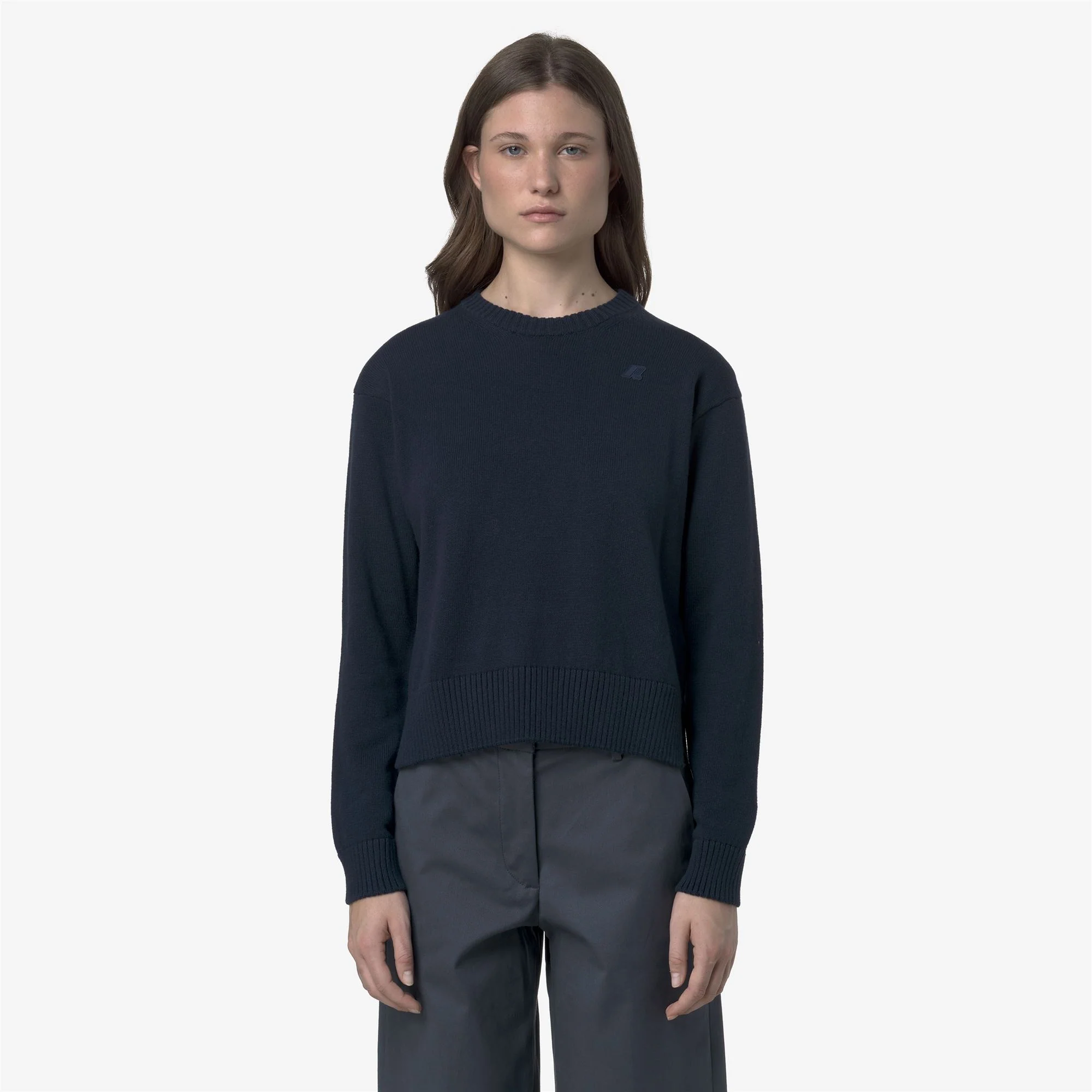 DOMITINE COTTON CASHMERE - KNITWEAR - Pull Over - Woman - BLUE DRESS - Image 3