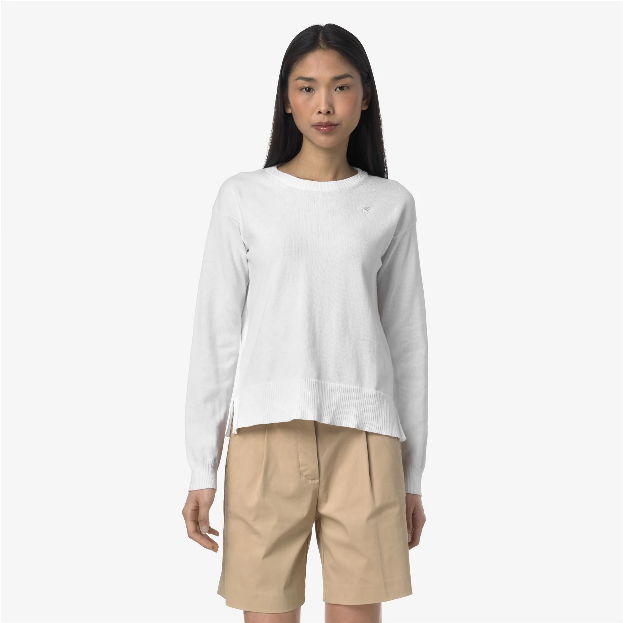 DOMITINE COTTON PS - KNITWEAR - Pull Over - Woman - WHITE - Image 3