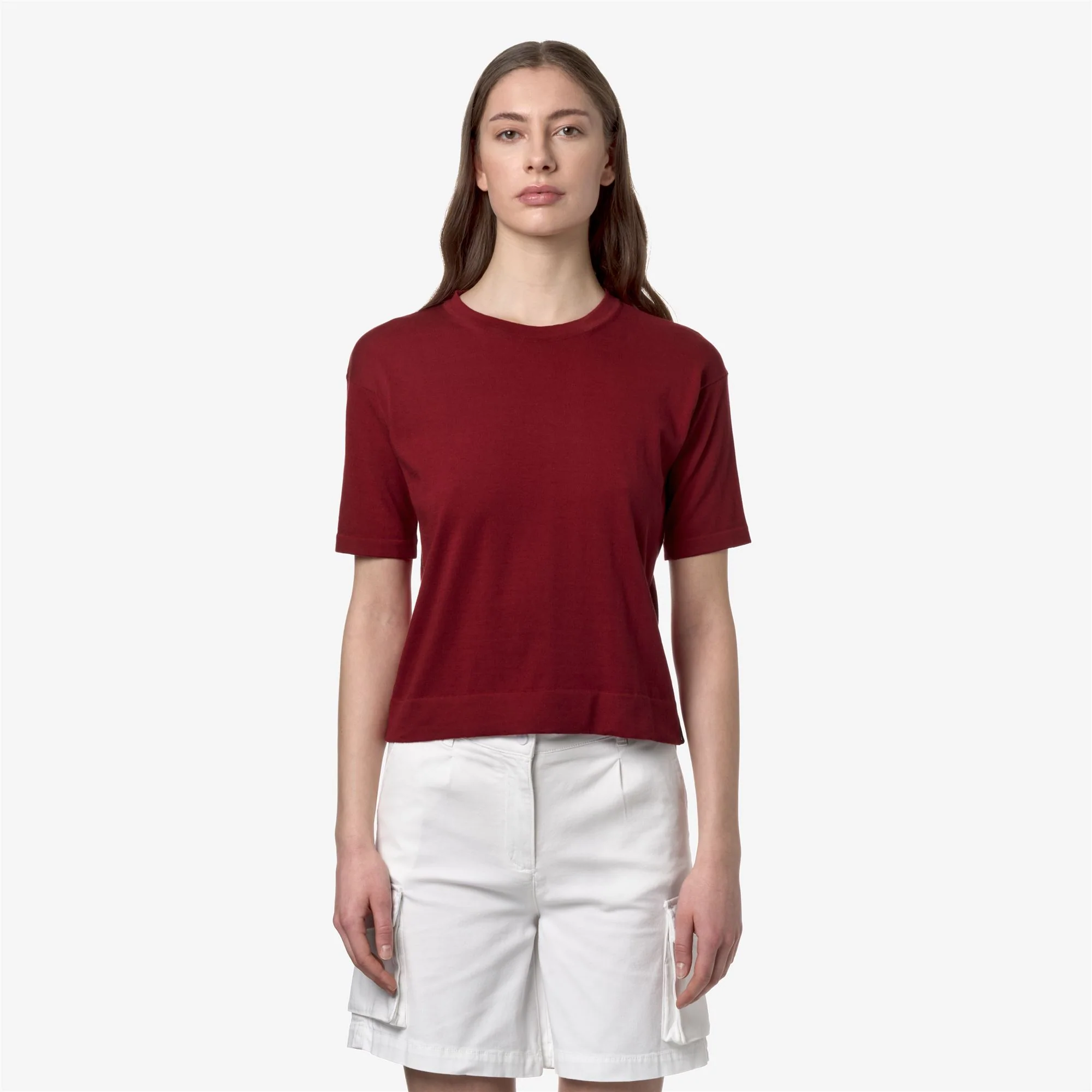 ESMER - KNITWEAR - Pull Over - Woman - RED DK - Image 3