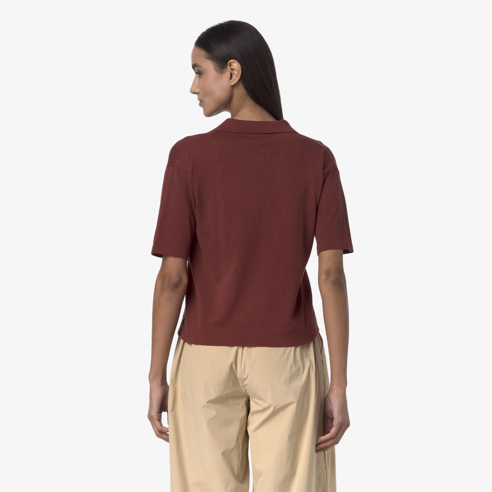 MARLHES - KNITWEAR - Polo - Woman - BROWN FIERY