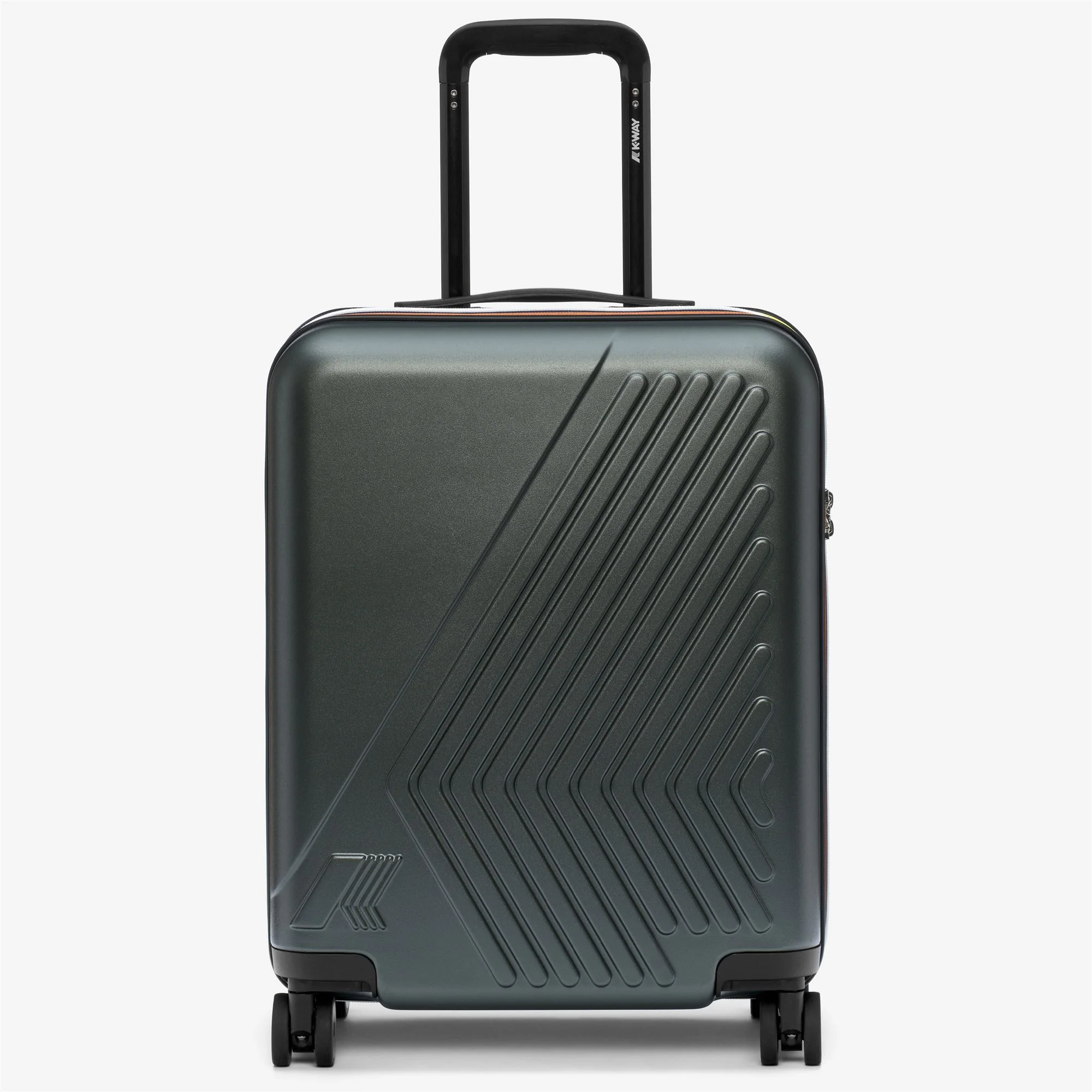 EUDOXIE LOGO - Luggage Bags - Trolley - Unisex - GREEN BLACKISH - Image 2