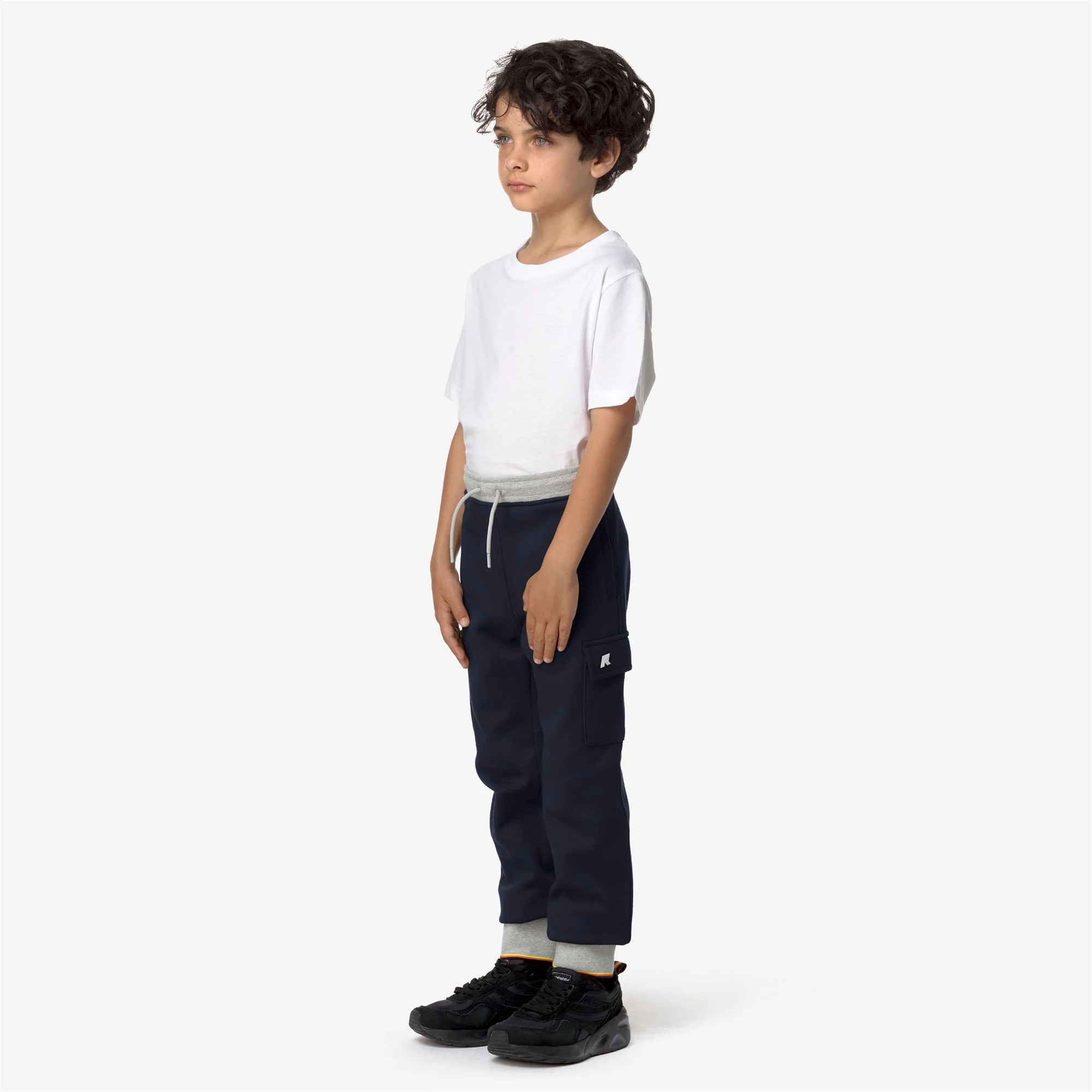 P. MICK STRIPES - Pants - Sport Trousers - Boy - BLUE DEPTH