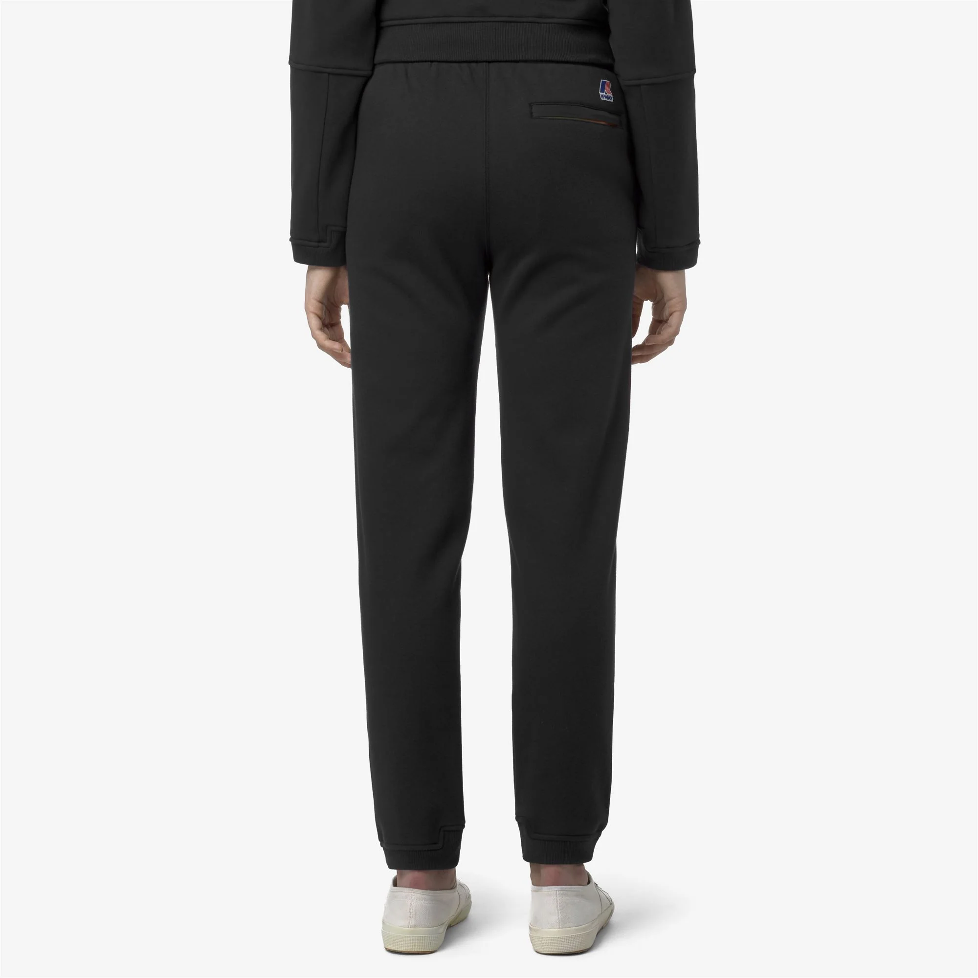 PHILBERT BRUSHED PC - Pants - Sport Trousers - Unisex - BLACK PURE