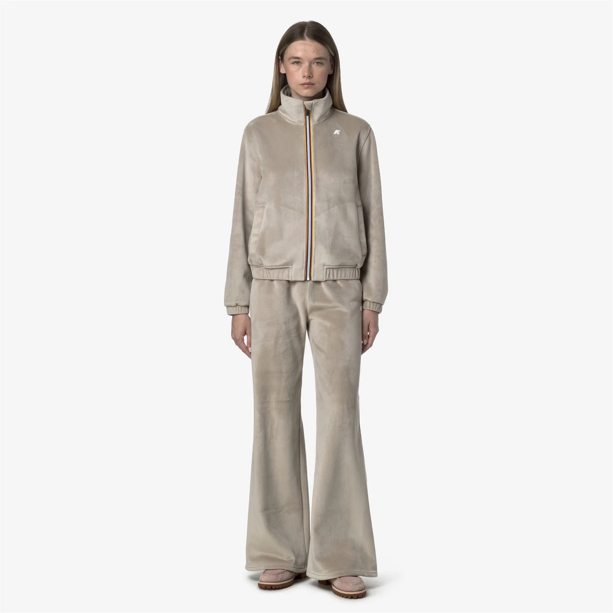 JENNY VELOUR POLAR - Pants - Sport Trousers - Woman - BEIGE CASHMERE-BEIGE CASHMERE - Image 3