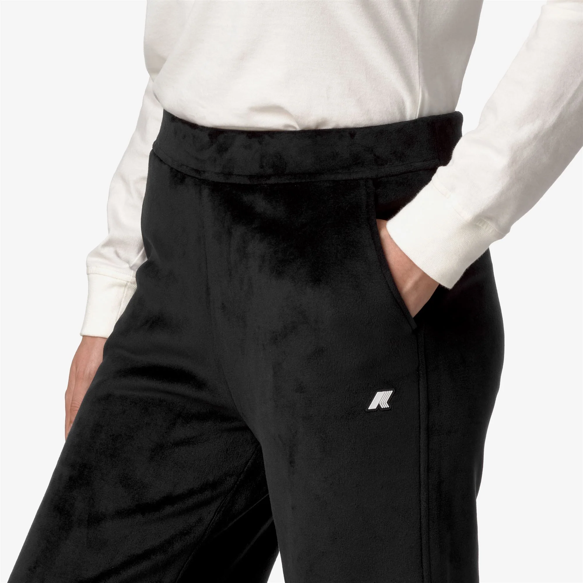 JENNY VELOUR POLAR - Pants - Sport Trousers - Woman - BLACK P-BLACK P - Image 4