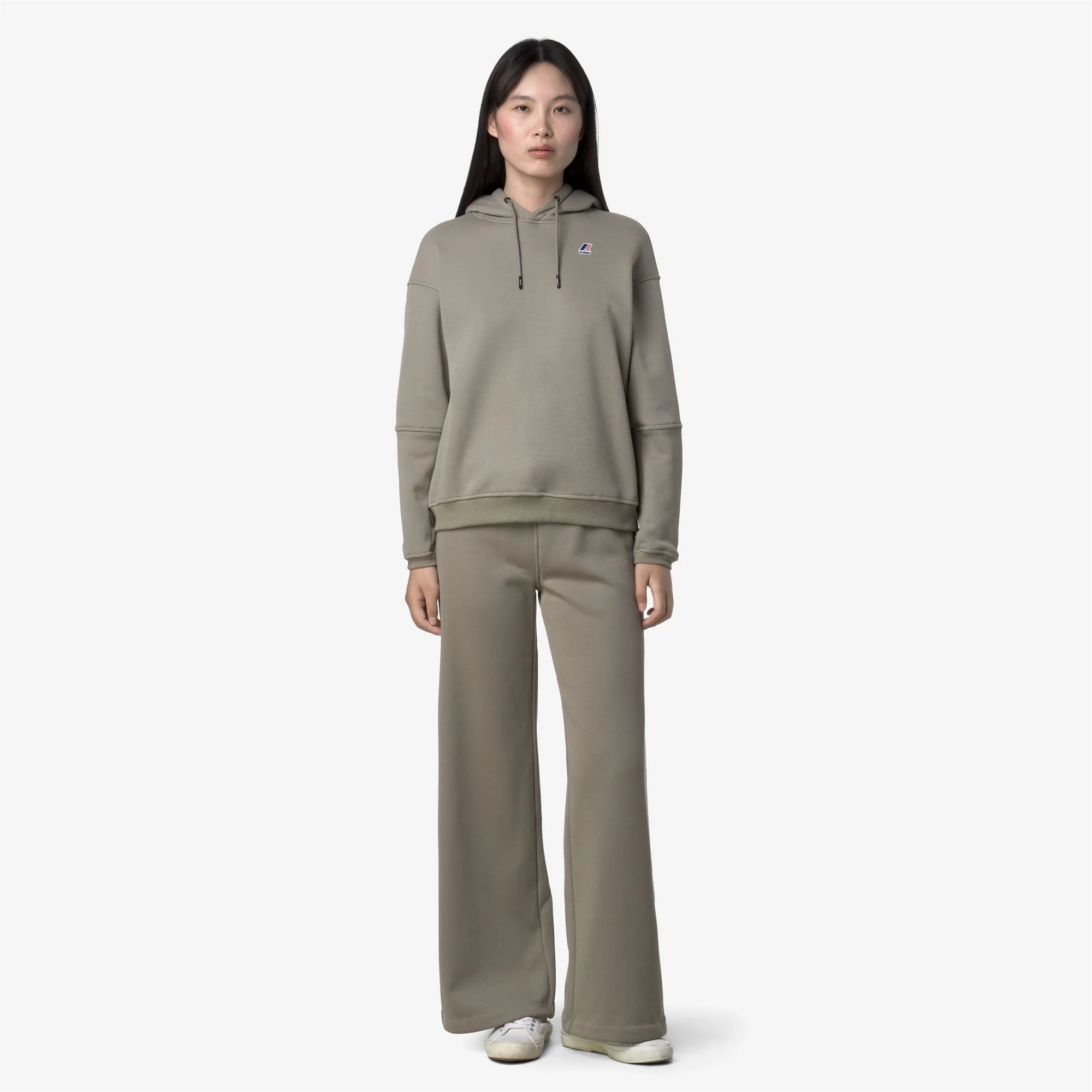 LOYRE BRUSHED PC - Pants - Sport Trousers - Woman - GREEN OAK - Image 2