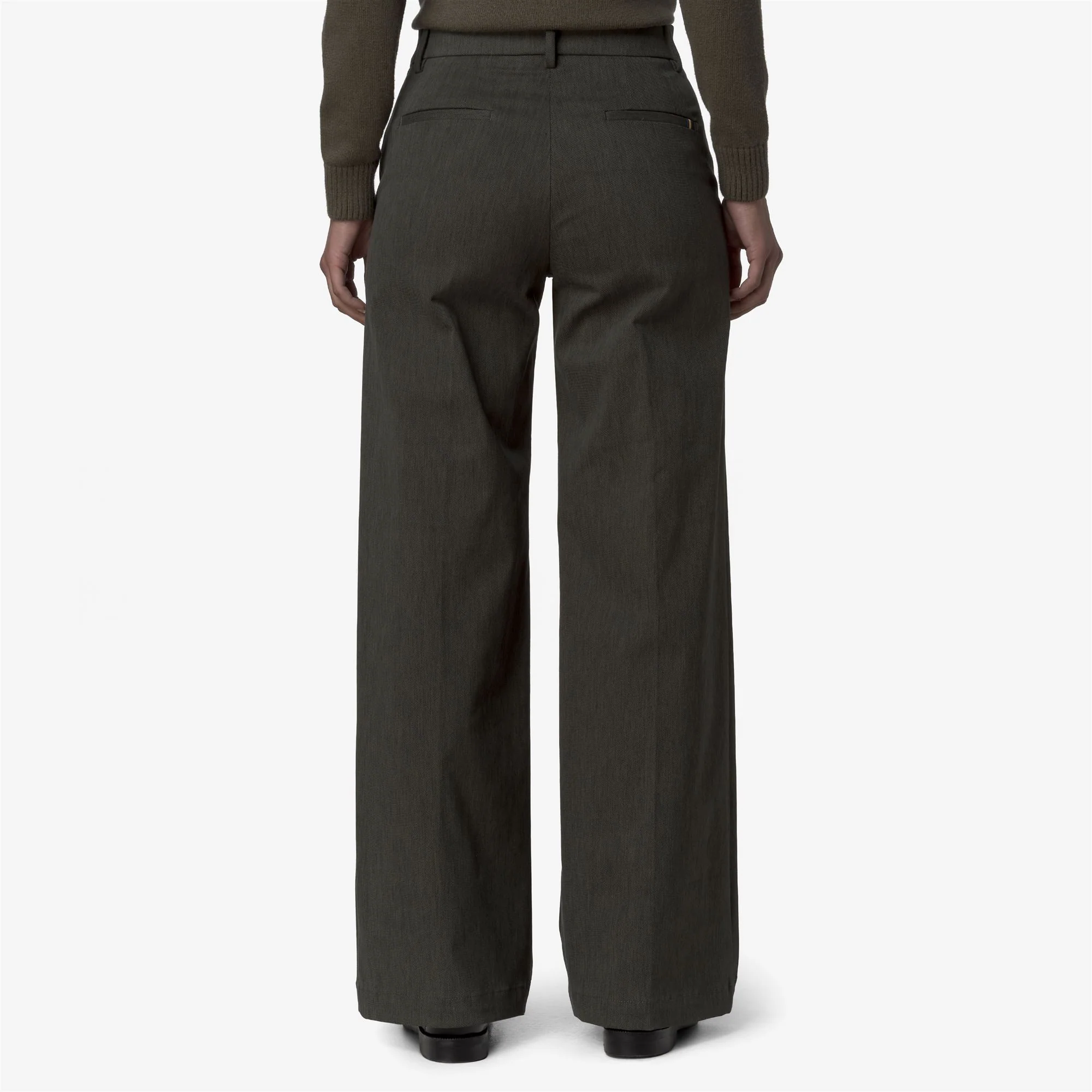 TYANNE DENIM-LIKE - Pants - CHINO - Woman - GREEN BLACKISH-DENIM