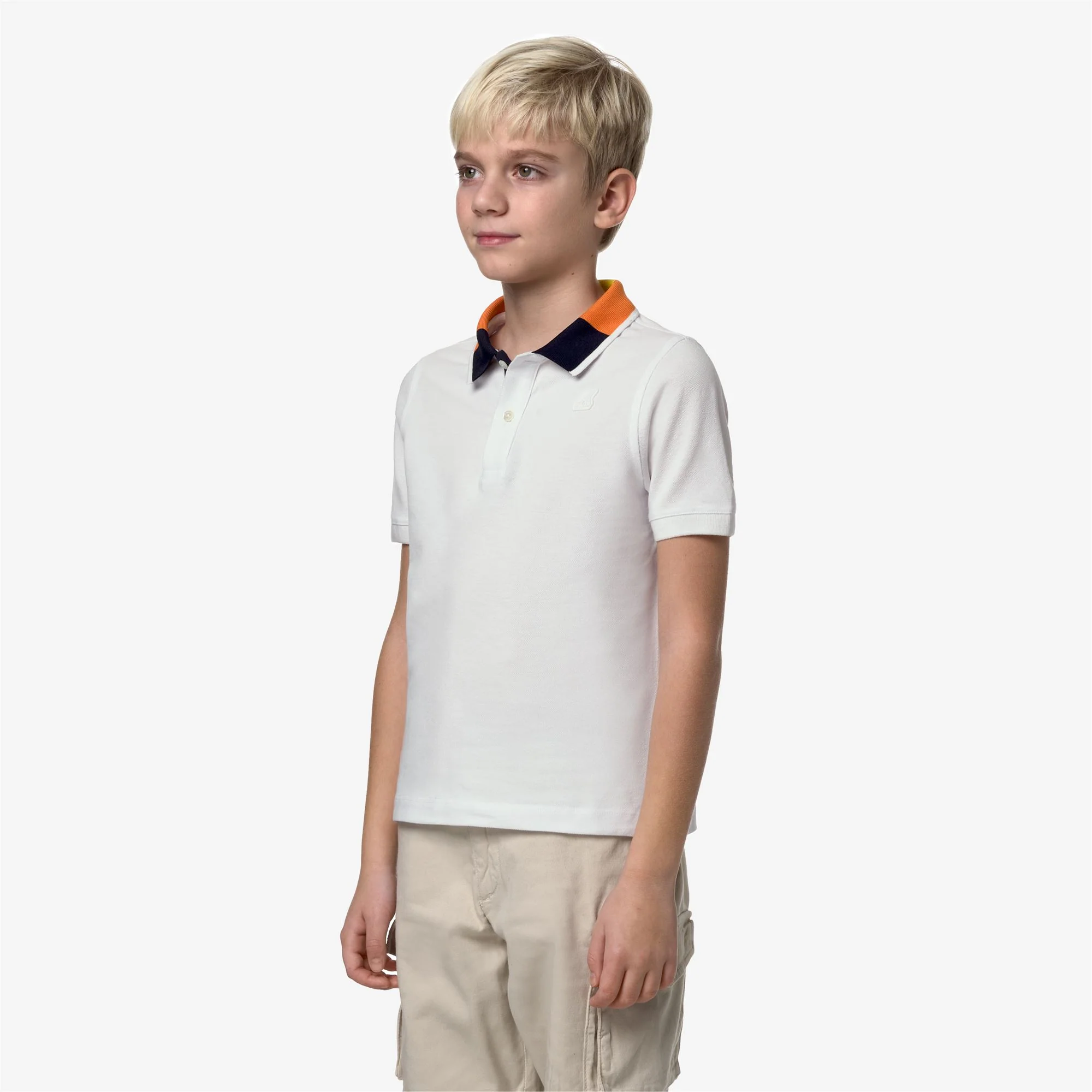 P. VIN COLOR BLOCK - Polo Shirts - Polo - Boy - WHITE