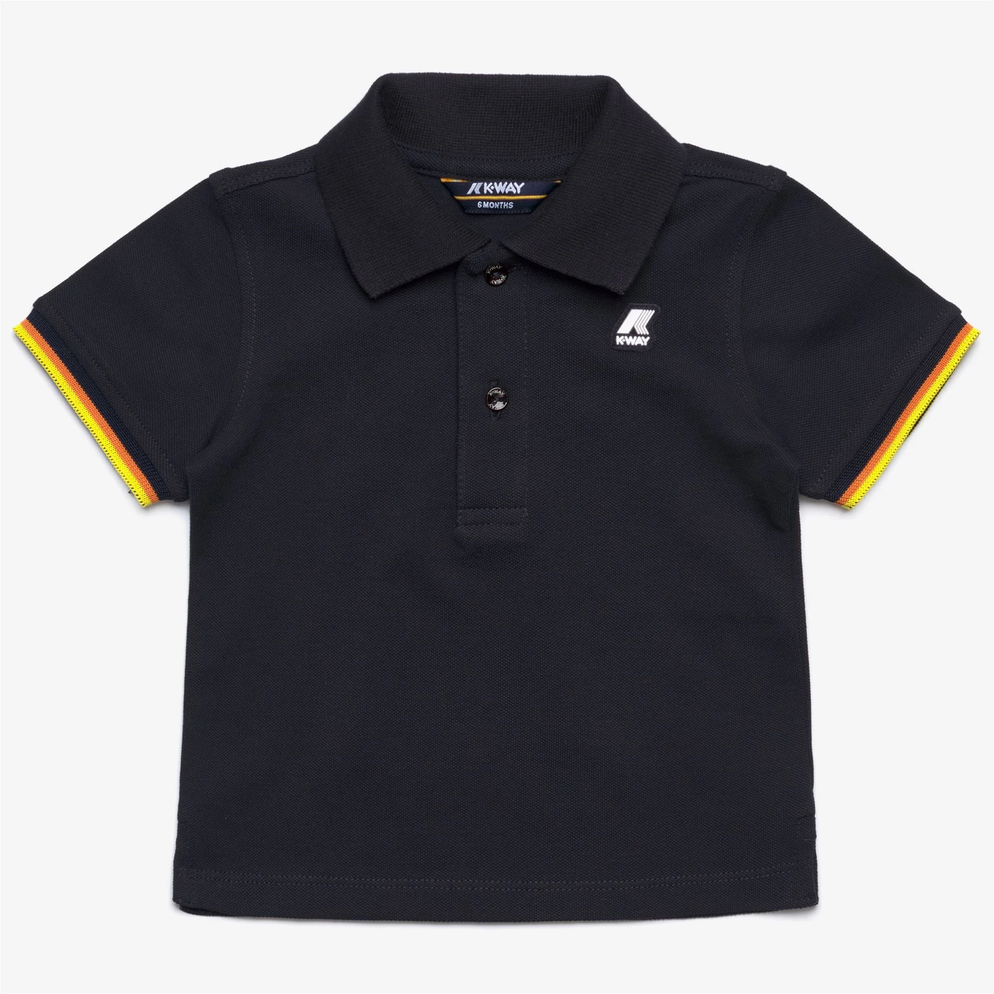 E. VINCENT CONTRAST PIQUE - Polo Shirts - Polo - Kid unisex - BLUE DEPTH