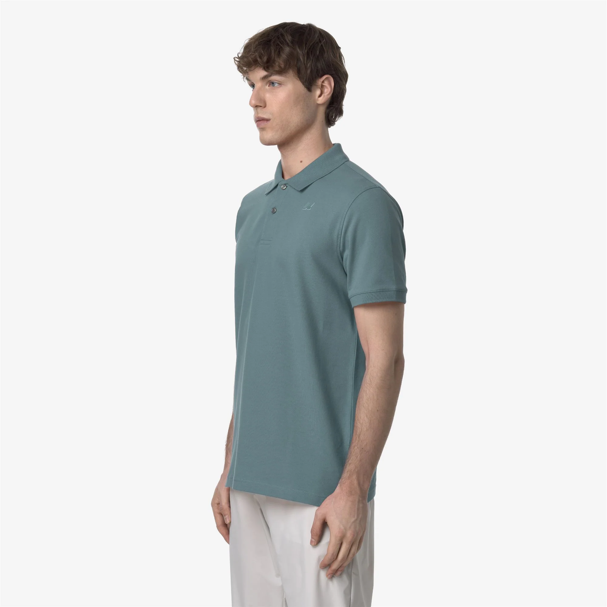 AMEDEE PIQUE SLIM - Polo Shirts - Polo - Man - GREEN IRON
