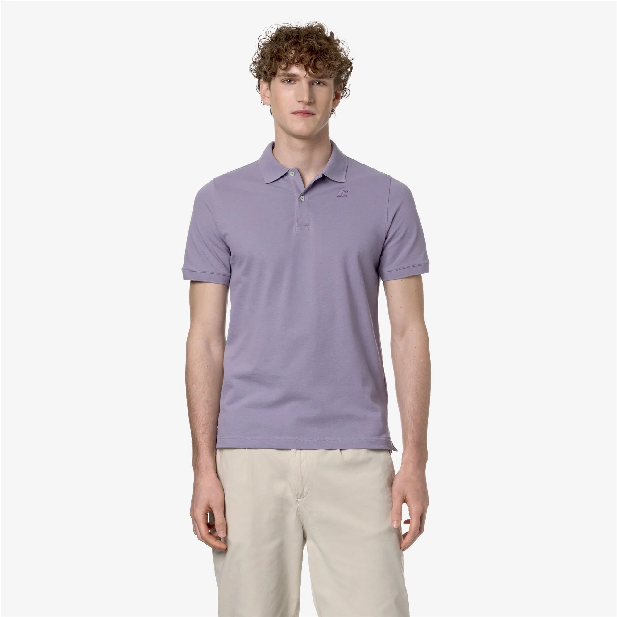 AMEDEE PIQUE SLIM - Polo Shirts - Polo - Man - VIOLET GLICINE - Image 2