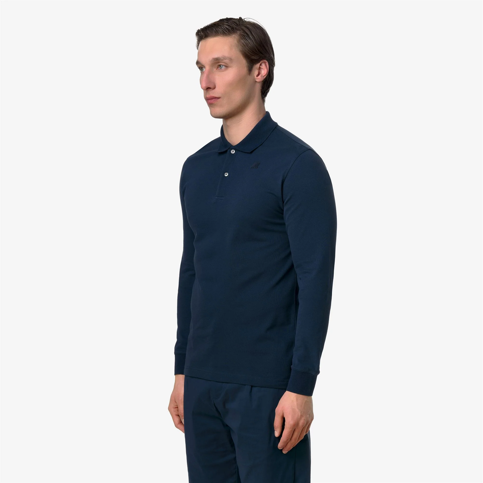 MONJU PIQUE SLIM - Polo Shirts - Polo - Man - BLUE INSIGNIA