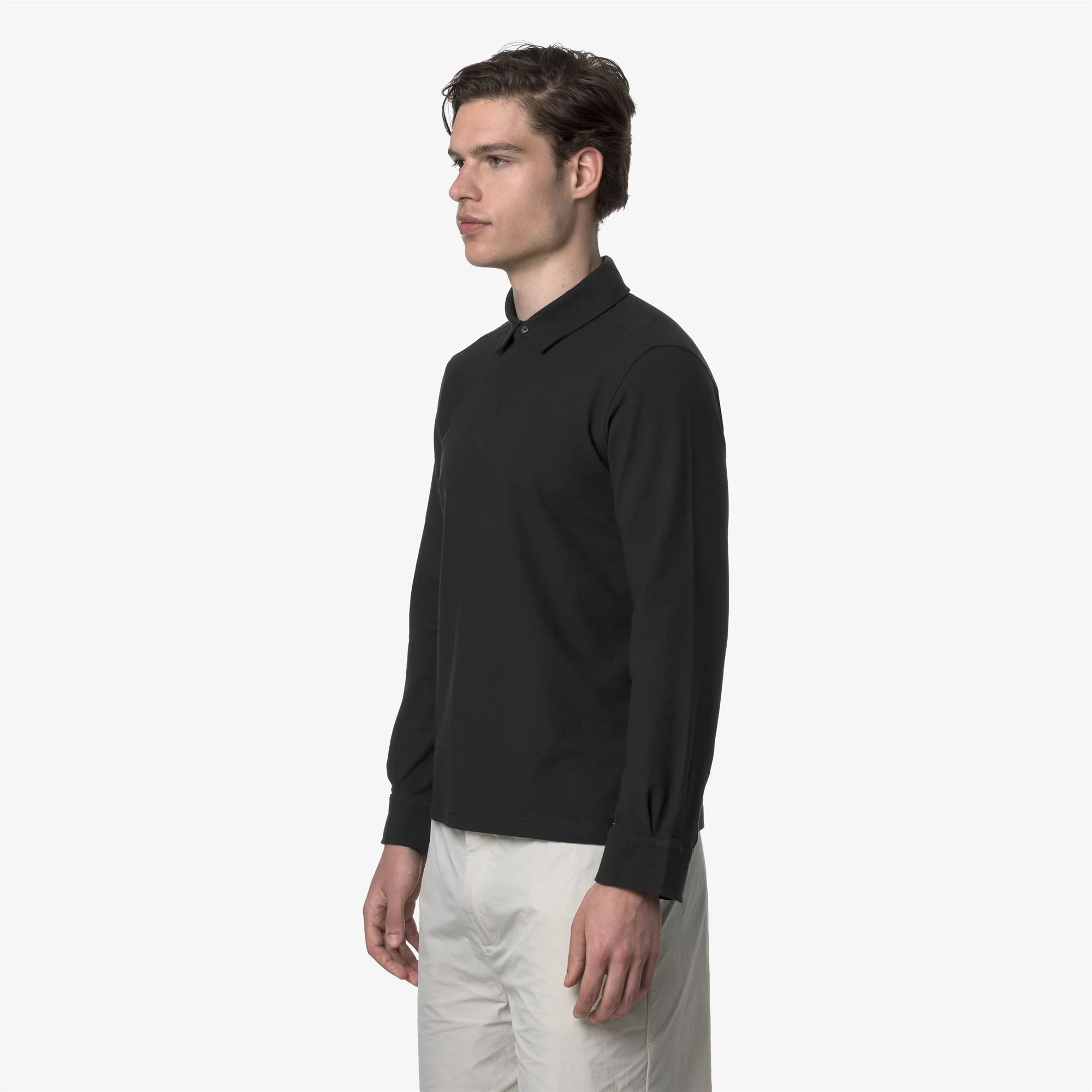 TIBERE ICE COTTON - Polo Shirts - Polo - Man - BLACK PURE - Image 3