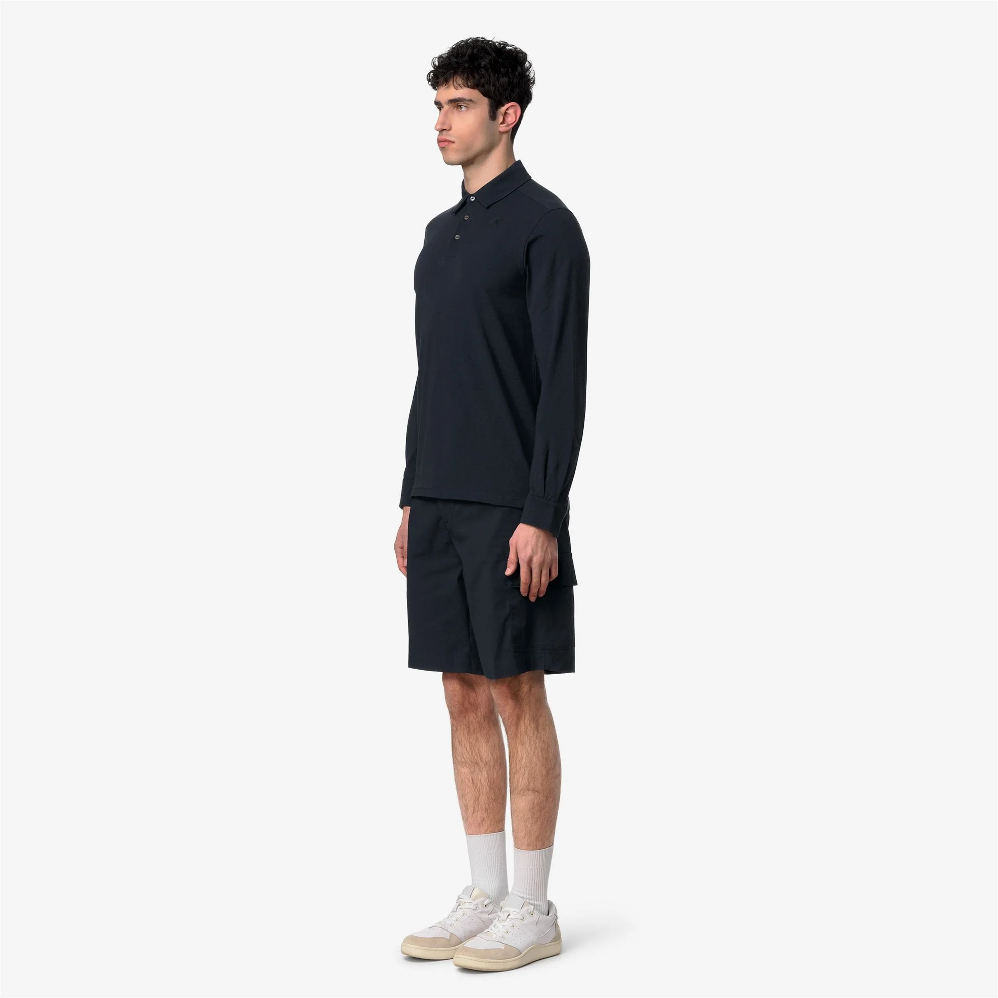TIBOR LT STRETCH JERSEY SLIM - Polo Shirts - Polo - Man - BLUE DEPTH