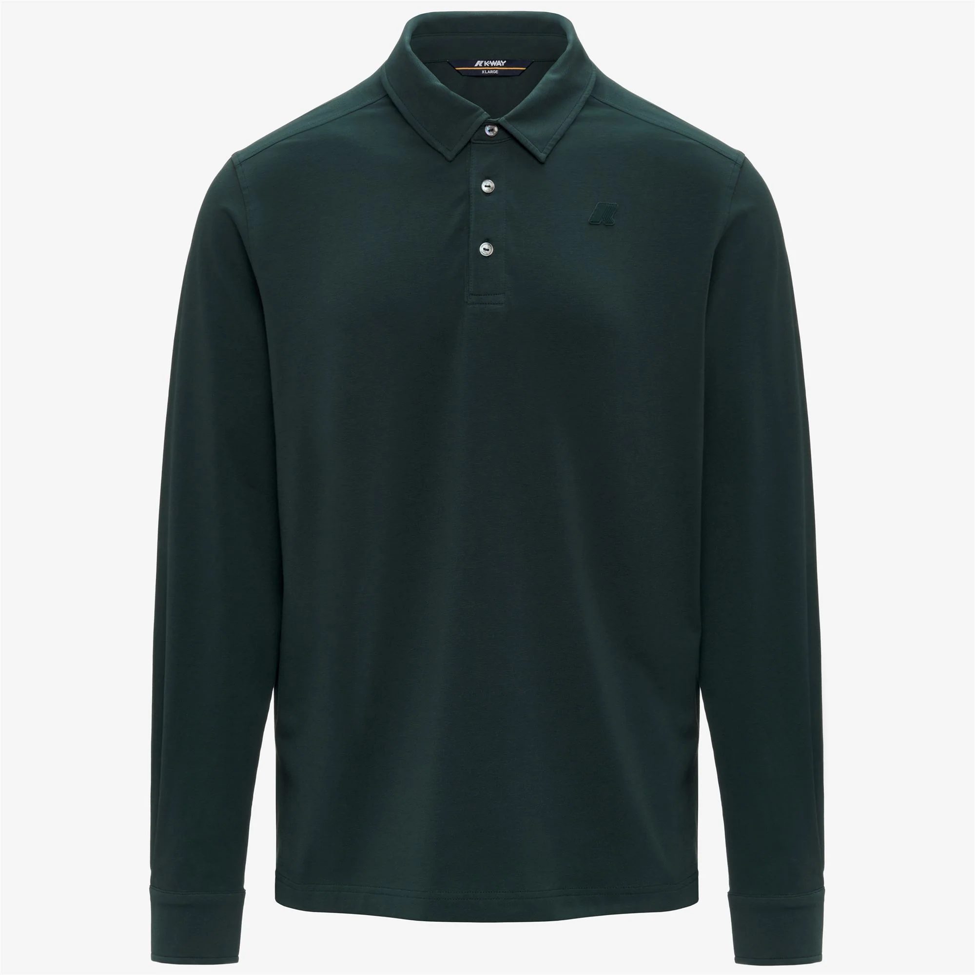 TIBOR LT STRETCH JERSEY SLIM - Polo Shirts - Polo - Man - GREEN DK JUNGLE