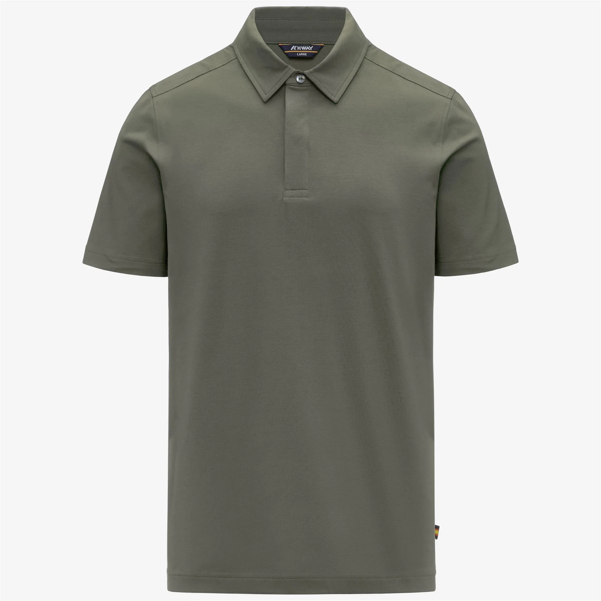 VINCELLE COTTON - Polo Shirts - Polo - Man - GREEN LICHEN