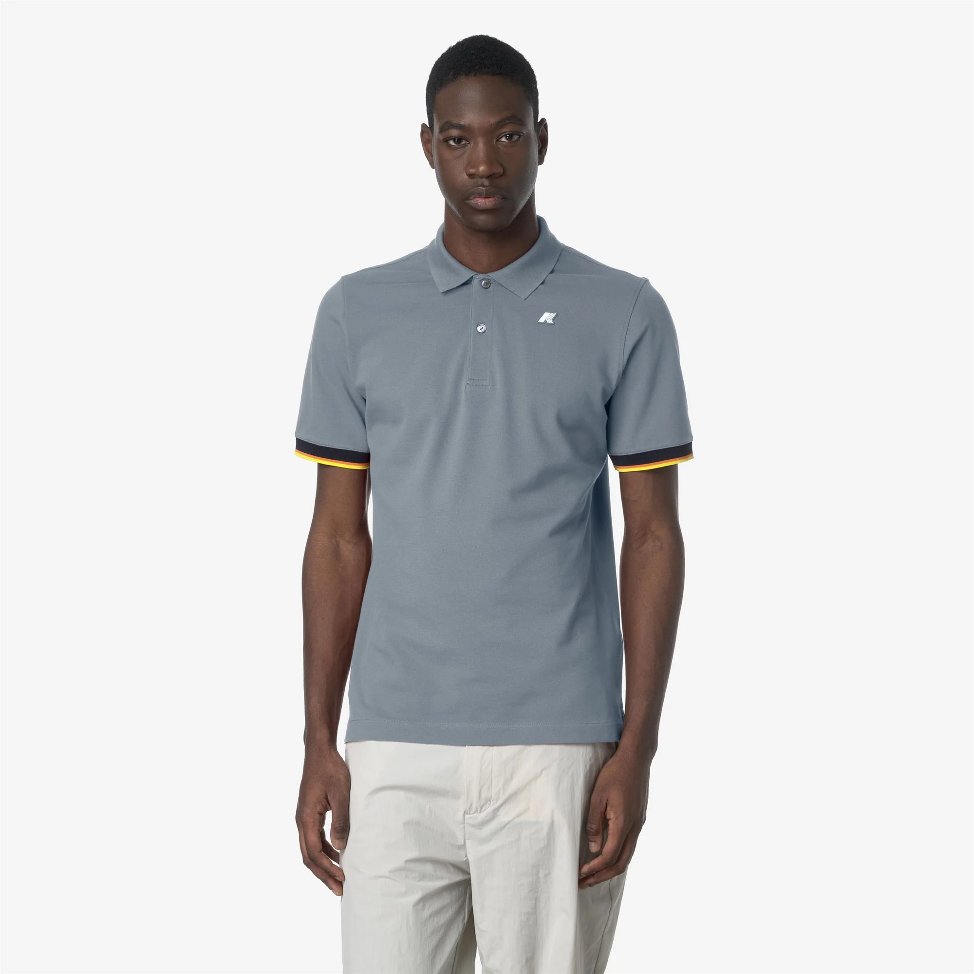 VINCENT PIQUE SLIM - Polo Shirts - Polo - Man - GREY MD