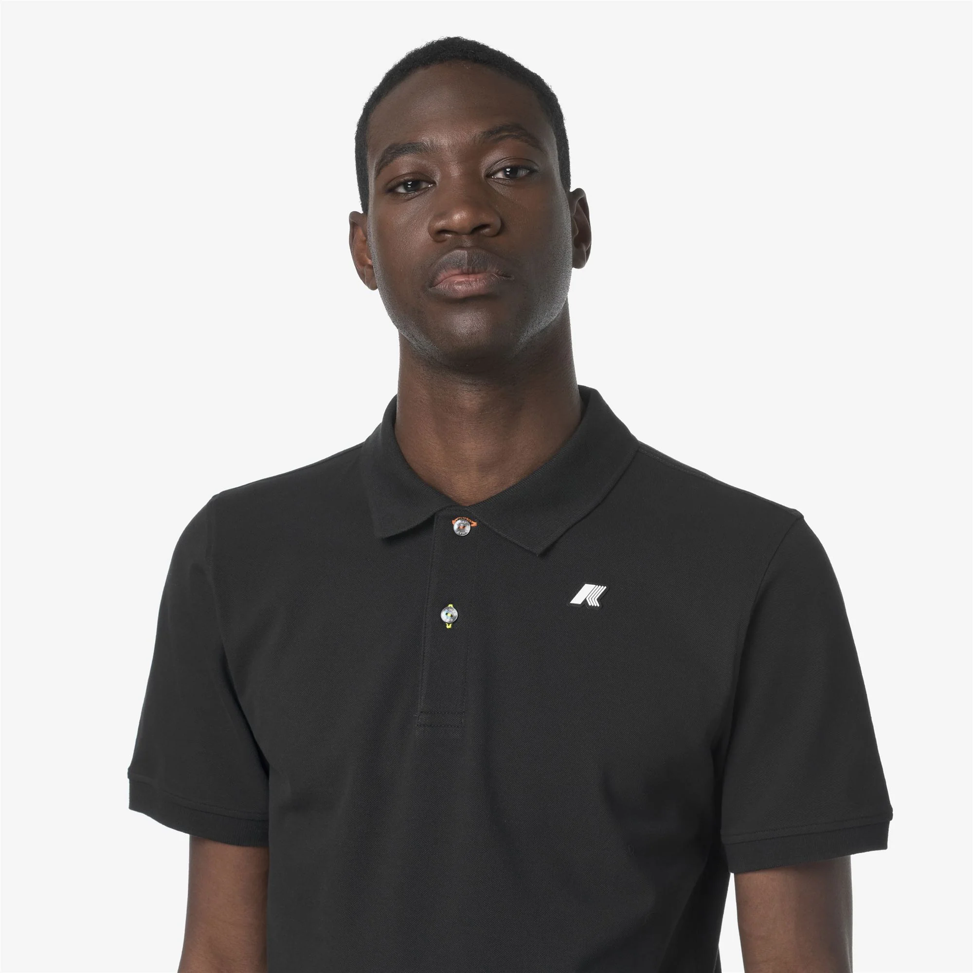 VINNIE PIQUE SLIM - Polo Shirts - Polo - Man - BLACK PURE