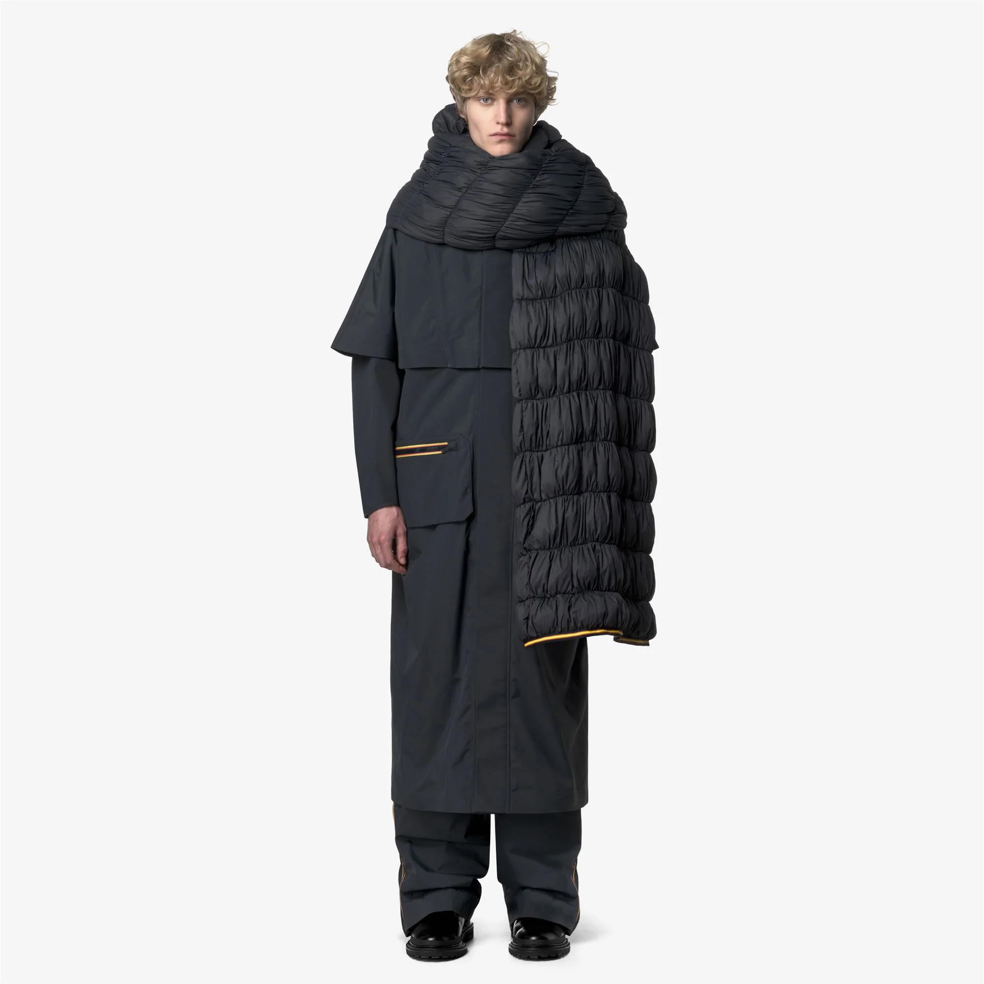 SOUFFLE MAXI TECH WARM - Scarves - SCARF - Unisex - BLUE NIGHT