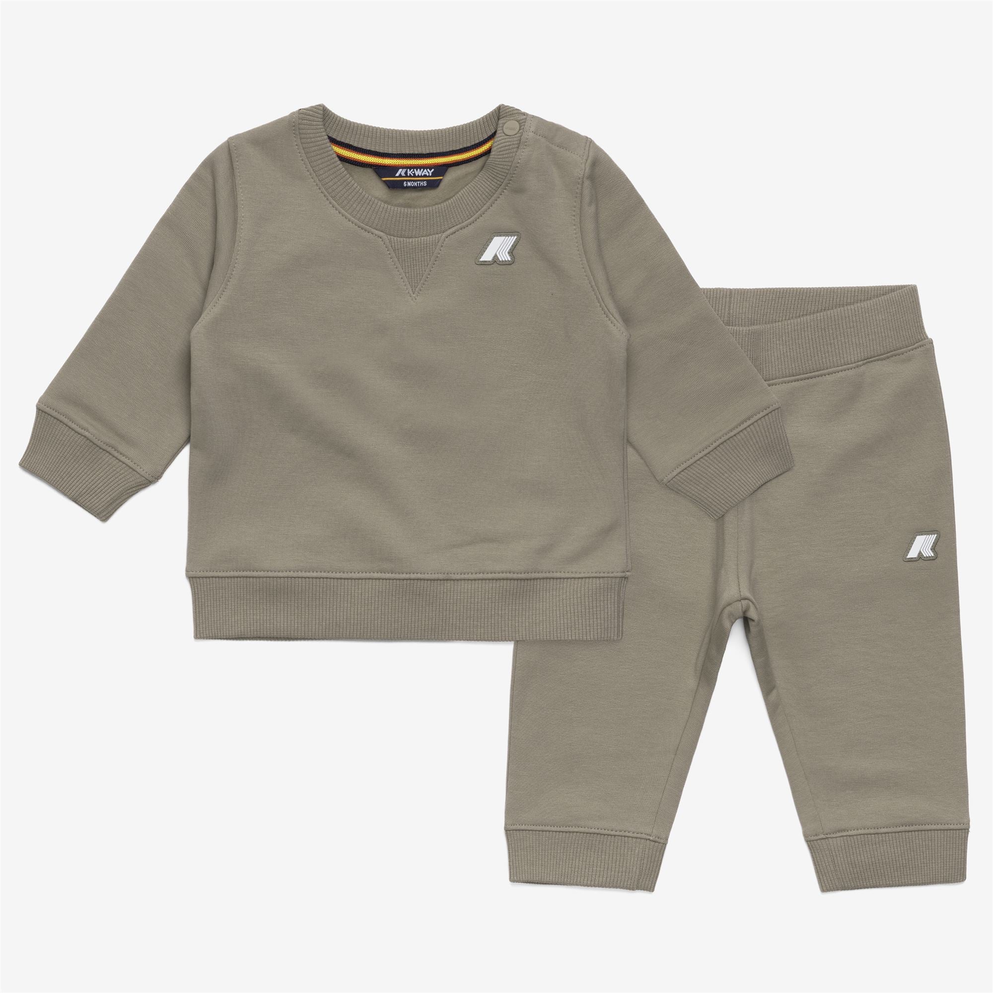E. SET BAPTISTELLE MICKETTE - SETS - Pants / Sweater - Kid unisex - GREEN OAK - Image 2