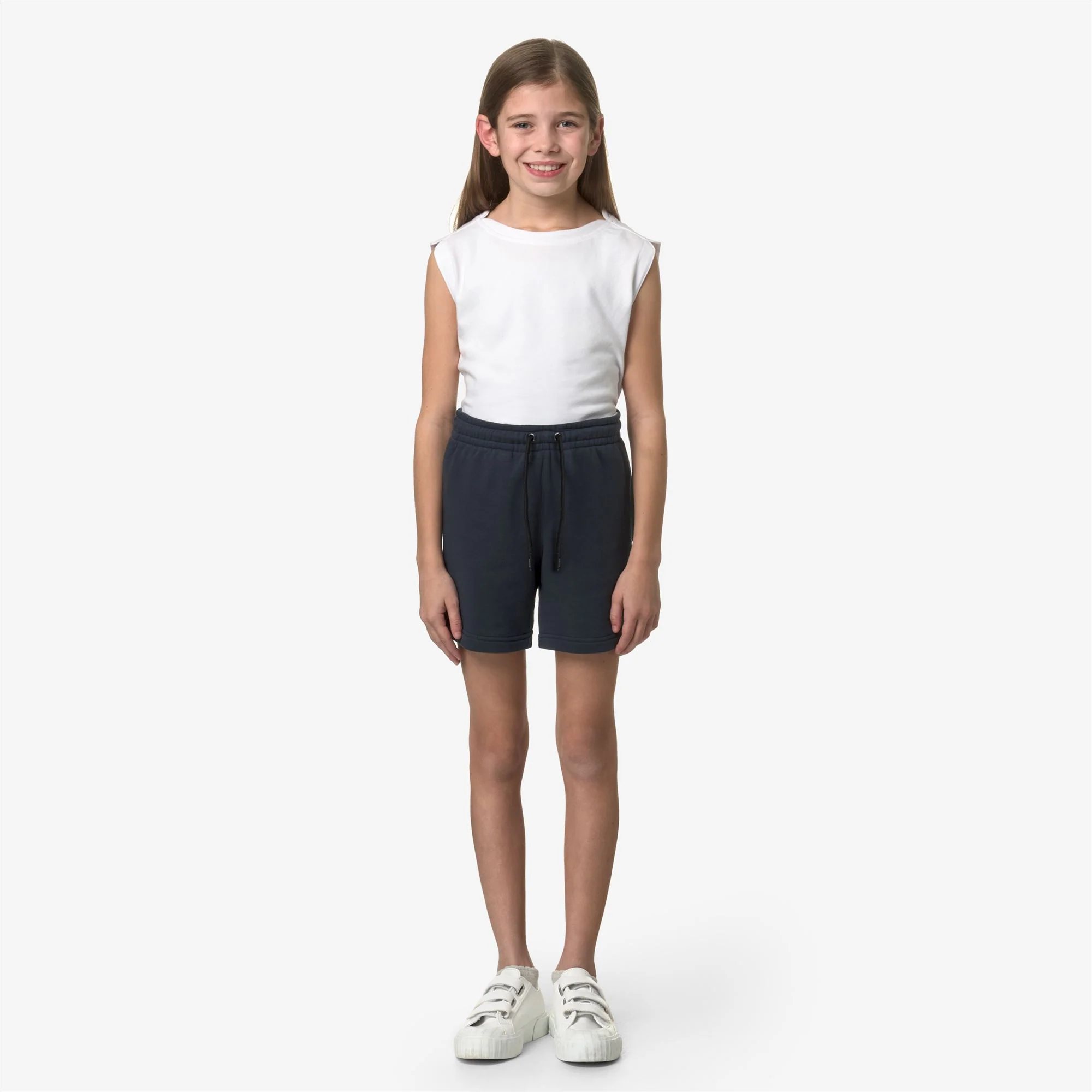 P. LE VRAI DORIAN POLY COTTON - Shorts - Sport Shorts - Kid unisex - BLUE DEPTH