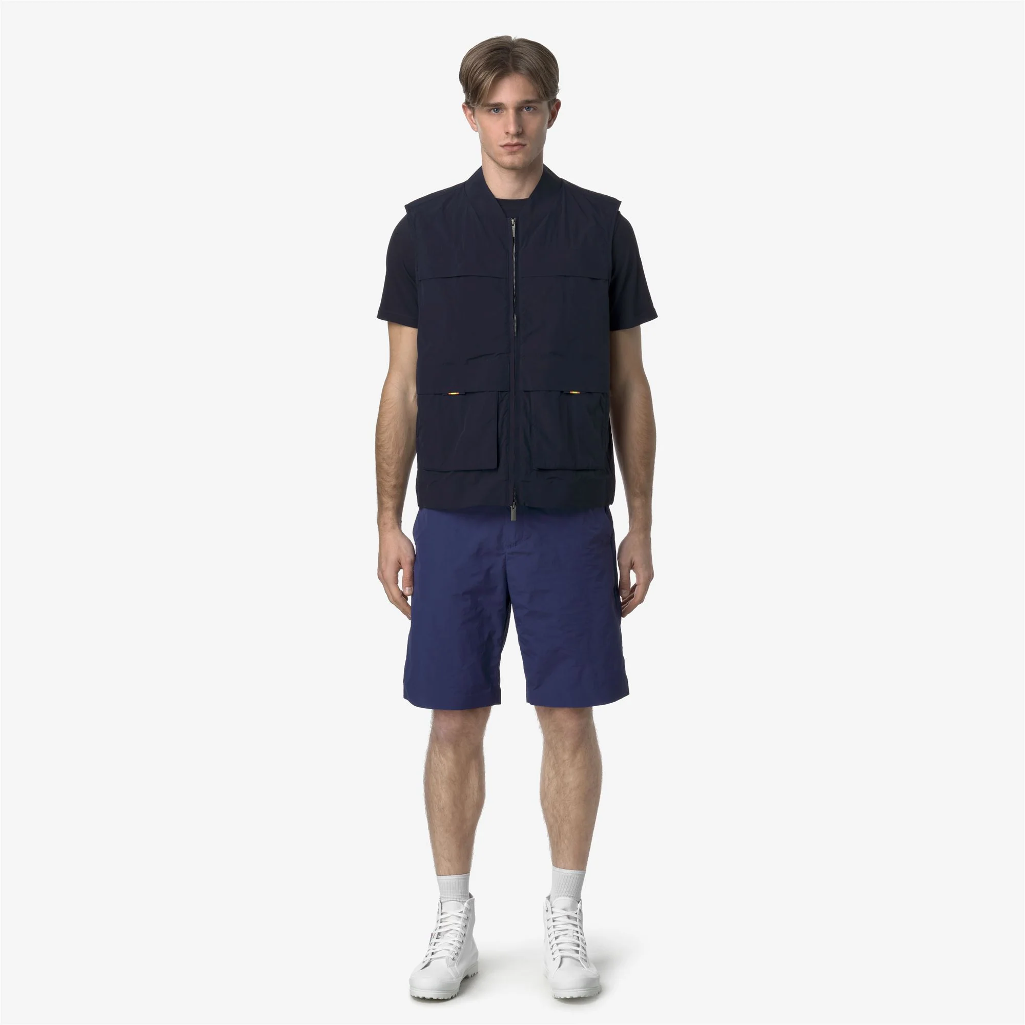 CEBAR COTTON LIKE - Shorts - Sport Shorts - Man - BLUE DEEP COBALT - Image 3