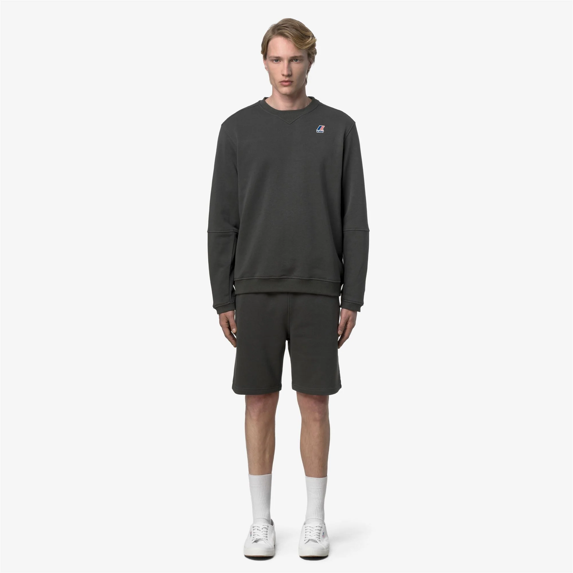 CASIMIR POLY COTTON - Shorts - Sport Shorts - Unisex - GREEN BLACKISH - Image 3