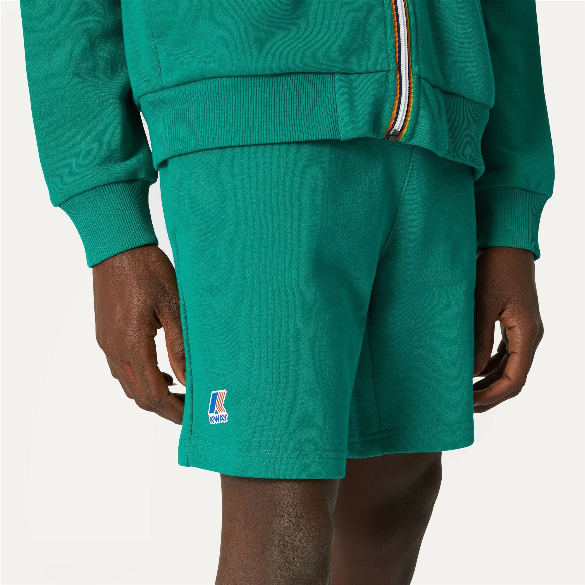 LE VRAI DORIAN POLY COTTON - Shorts - Sport Shorts - Unisex - GREEN - Image 2