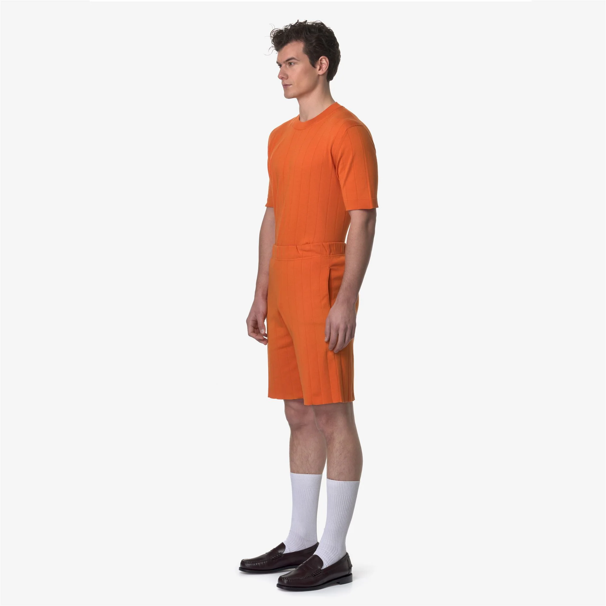 LEOBEN KNITTED - Shorts - Sport Shorts - Unisex - ORANGE - Image 4
