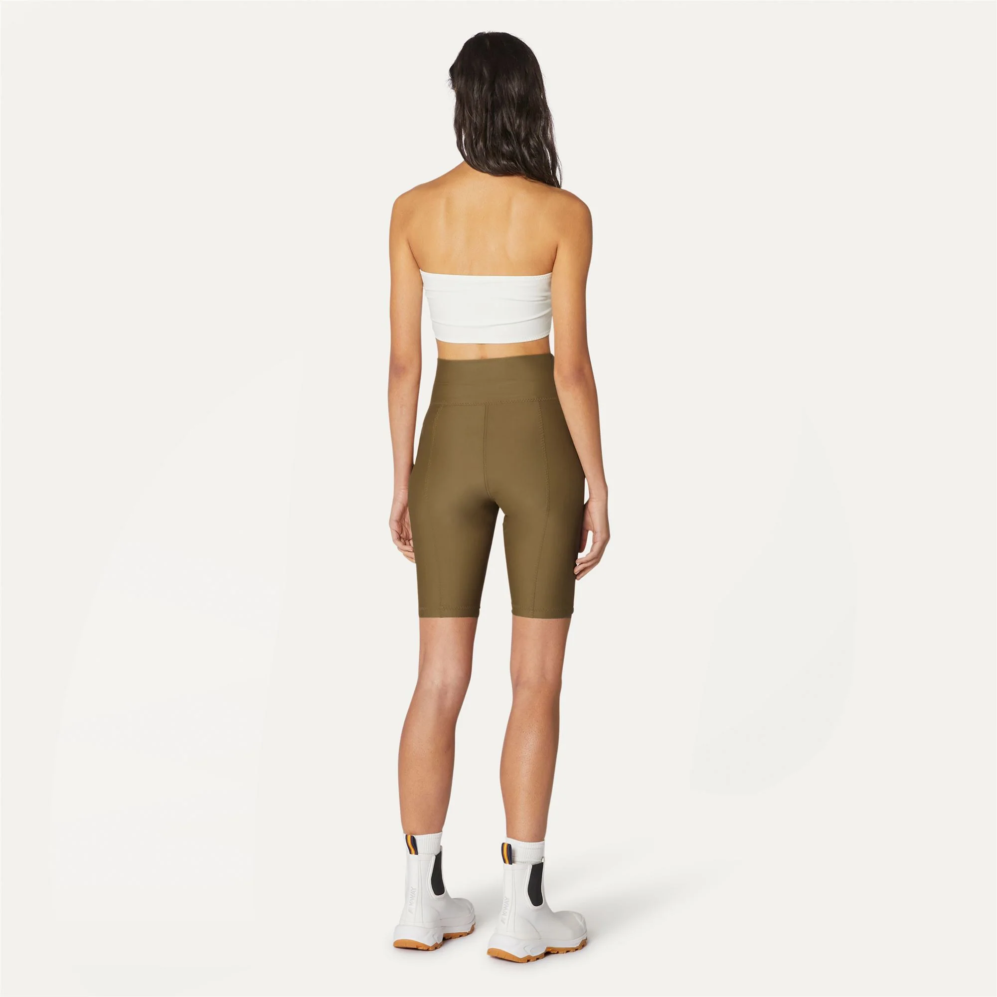 CYCLEL - Shorts - Sport Shorts - Woman - BROWN PLANTATION-WHITE NATURAL - Image 5