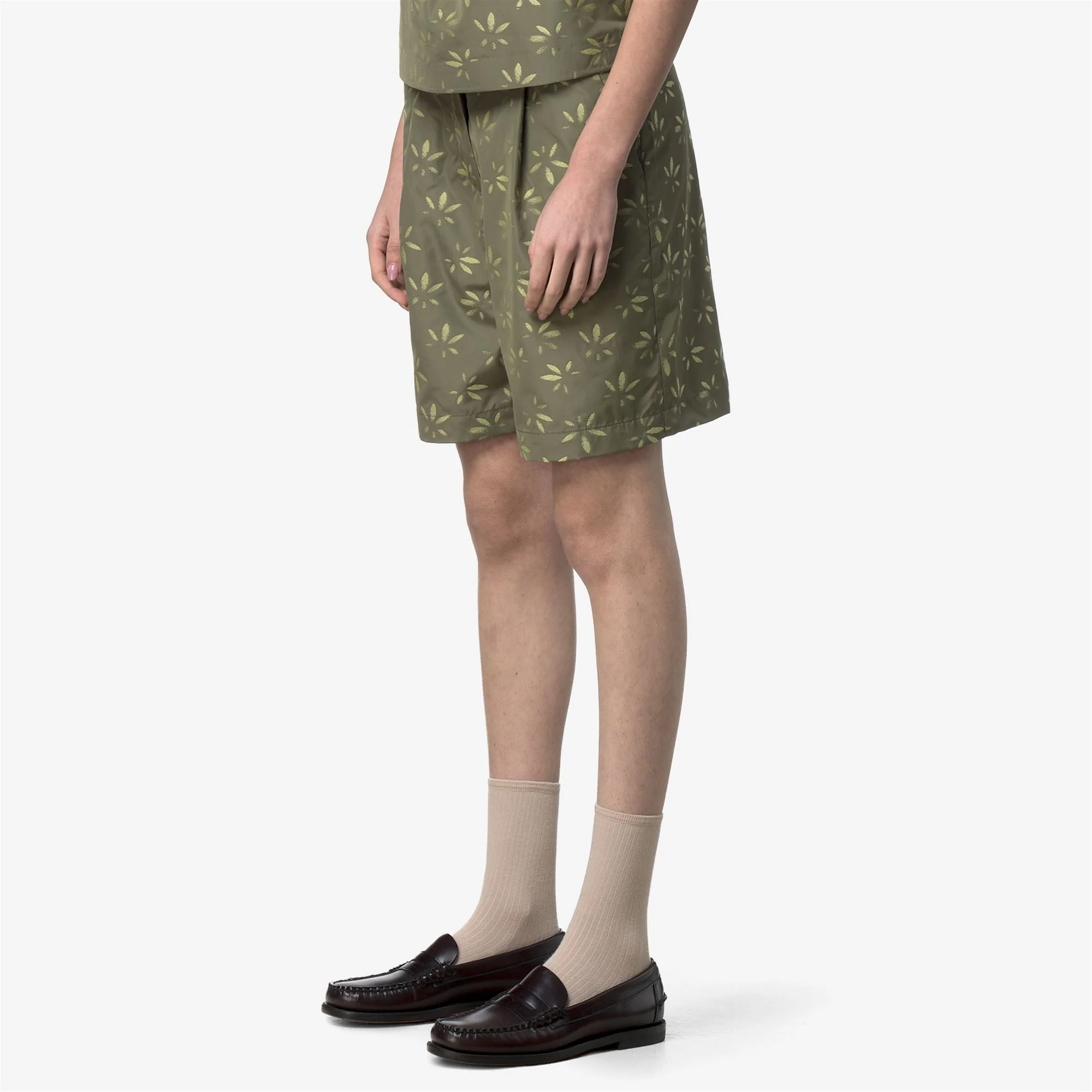 LAROSE EMBY JACQUARD - Shorts - Sport Shorts - Woman - GREEN-LIME JACQUARD - Image 4