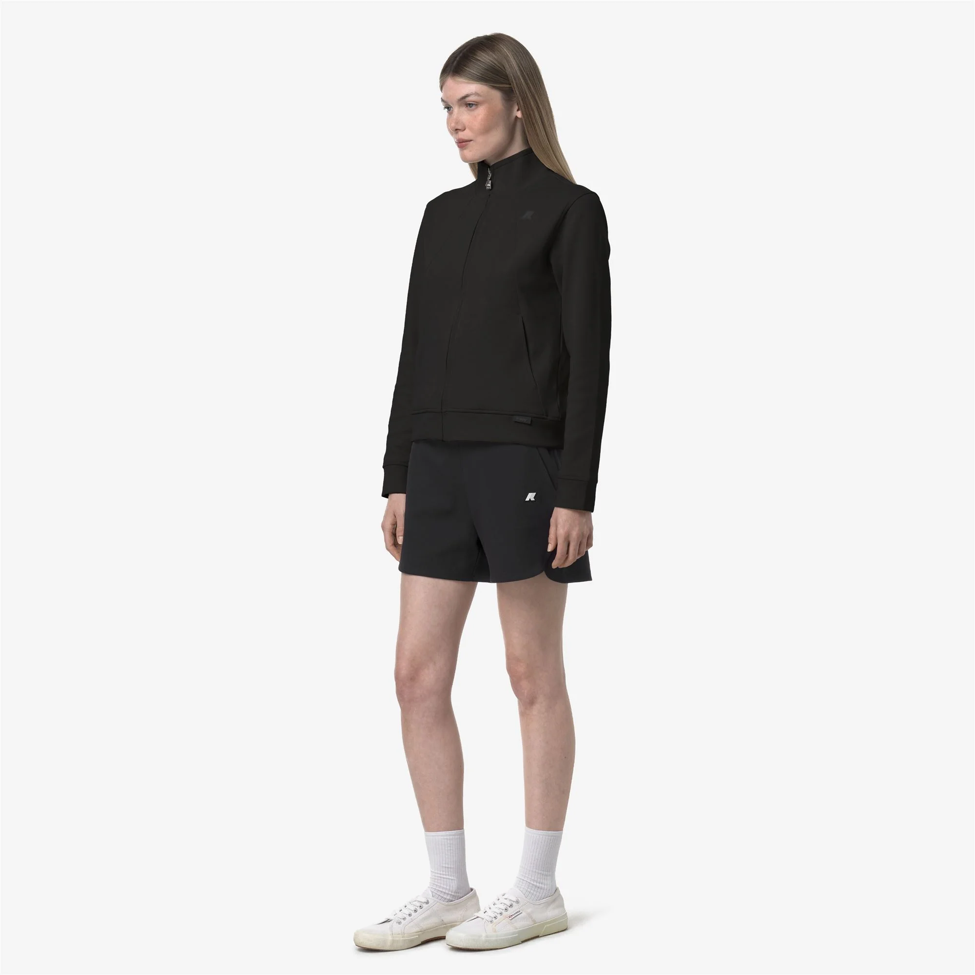 OTIEZE INTERLOCK - Shorts - Sport Shorts - Woman - BLACK PURE - Image 4