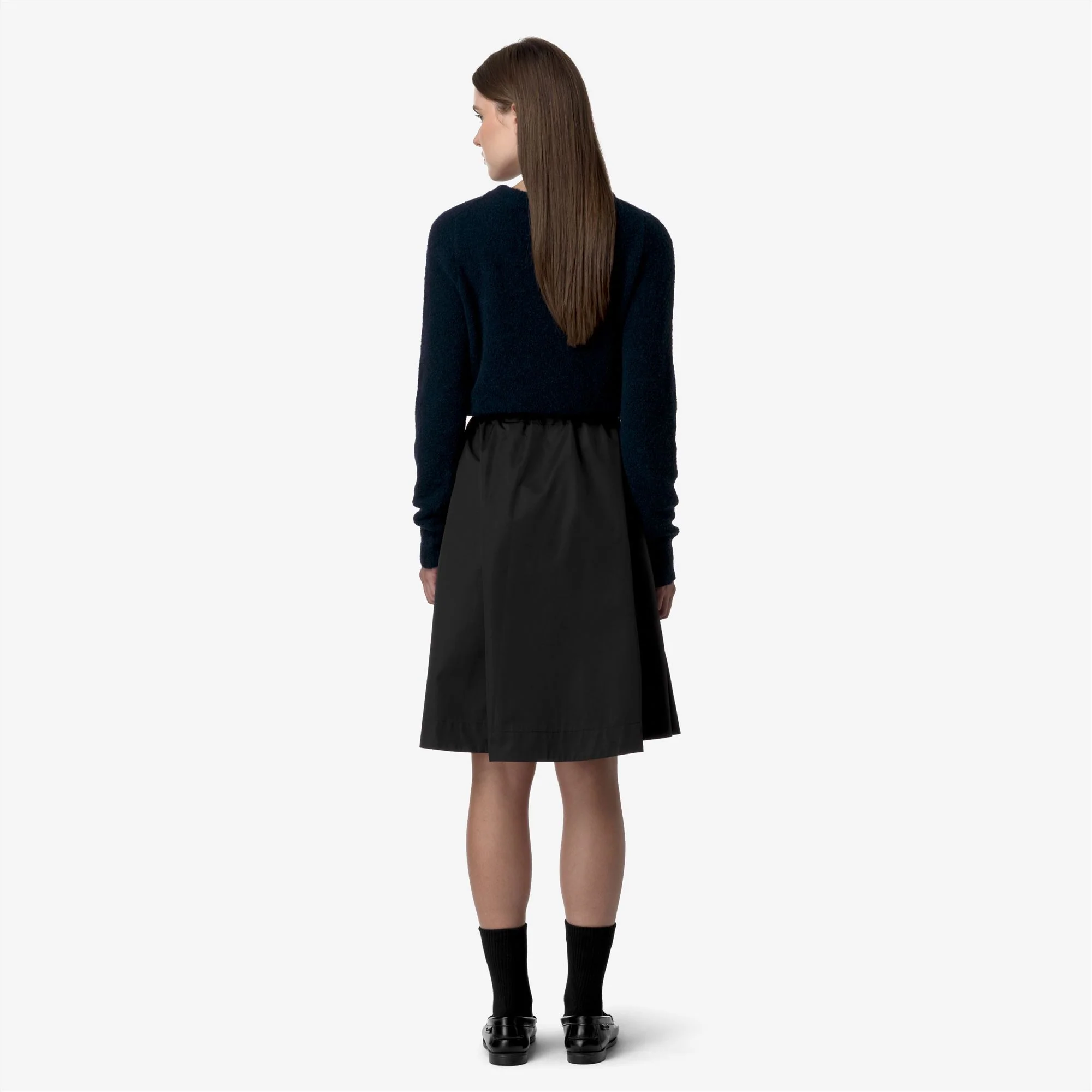 GAELA SATIN - Skirts - Longuette - Woman - BLACK PURE