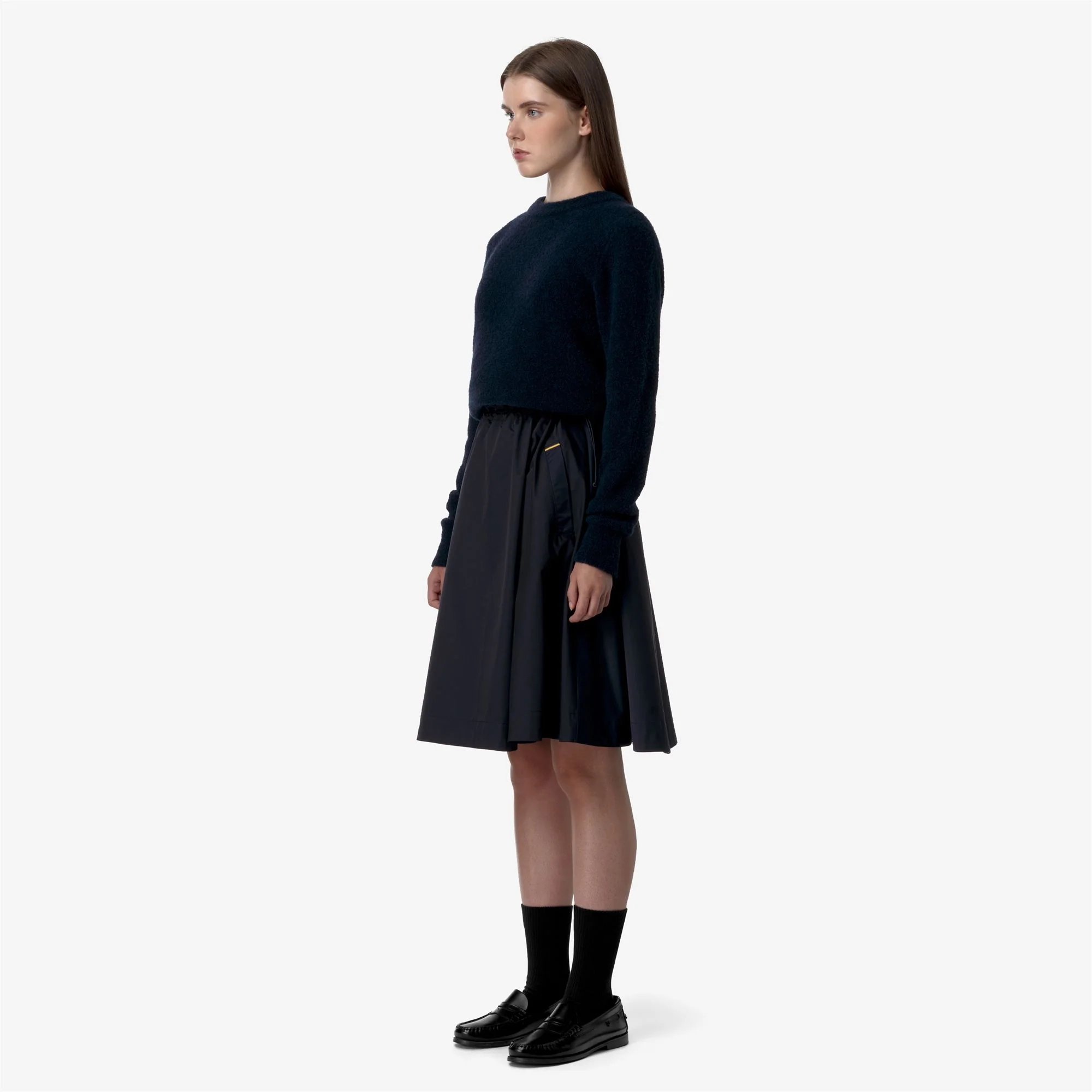 GAELA SATIN - Skirts - Longuette - Woman - BLUE DEPTH
