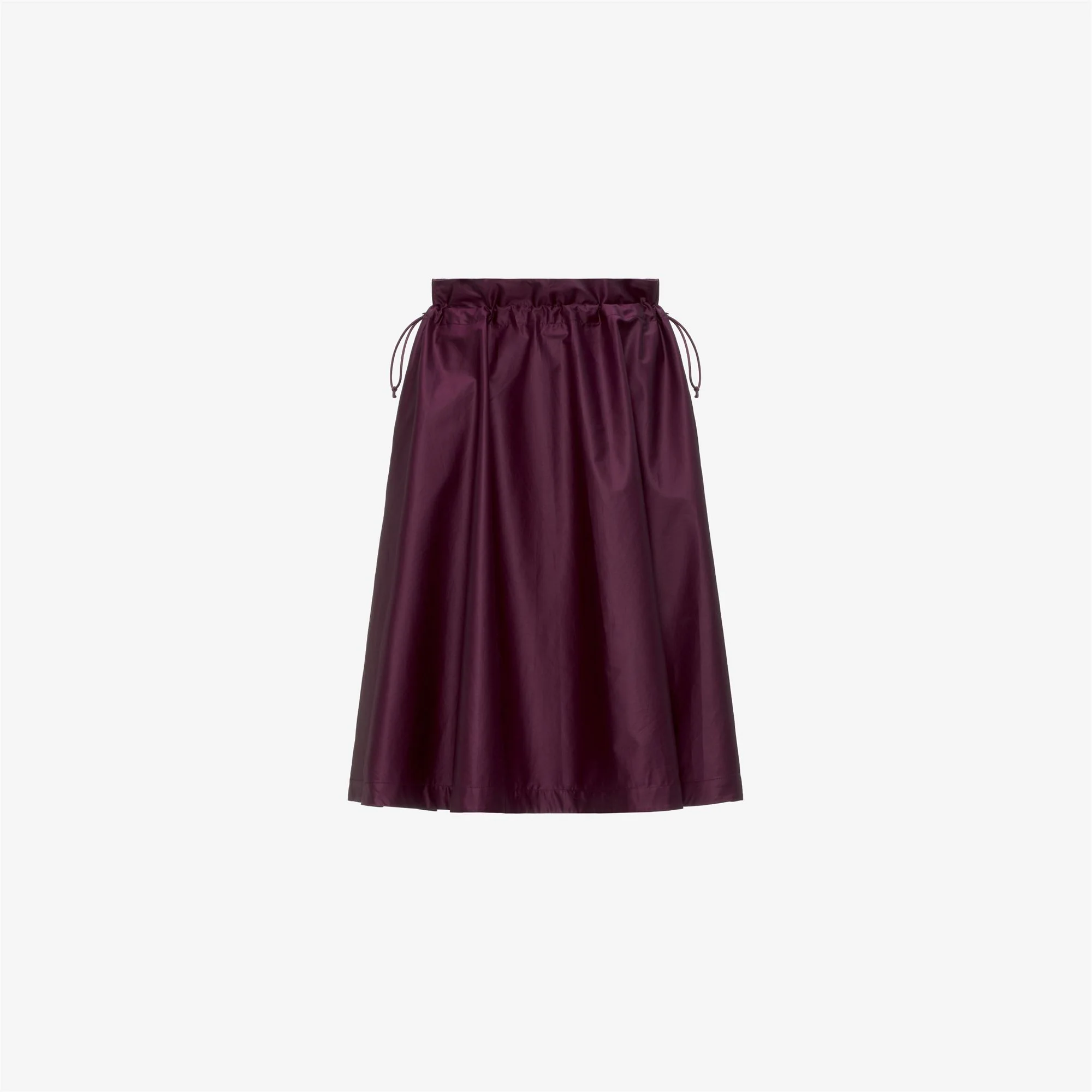 GAELAL SHINY COTTON - Skirts - Longuette - Woman - VIOLET MAUVE WINE