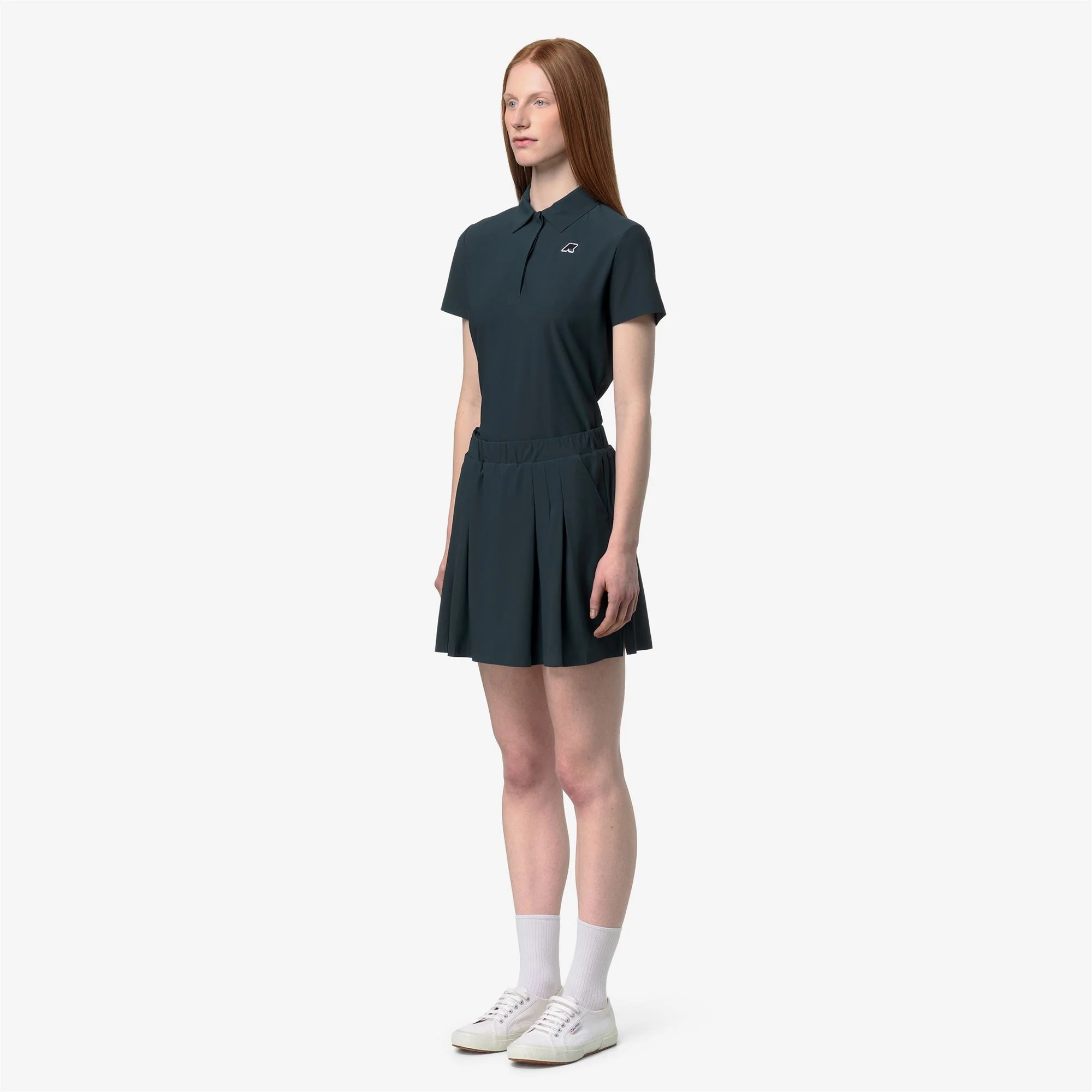PITCH GOLF - Skirts - Short - Woman - GREEN DK JUNGLE