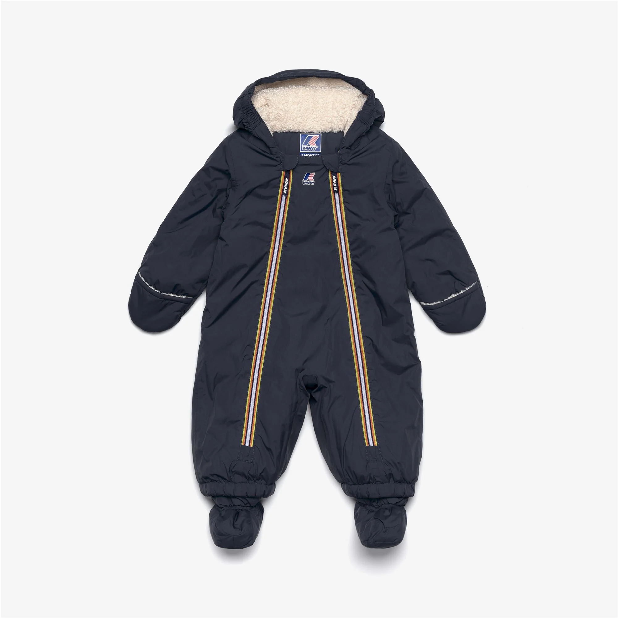 E. LE VRAI 4.0 SNOTTY ORSETTO - Sport Suits - TRACKSUIT - Kid unisex - BLUE DEPTH