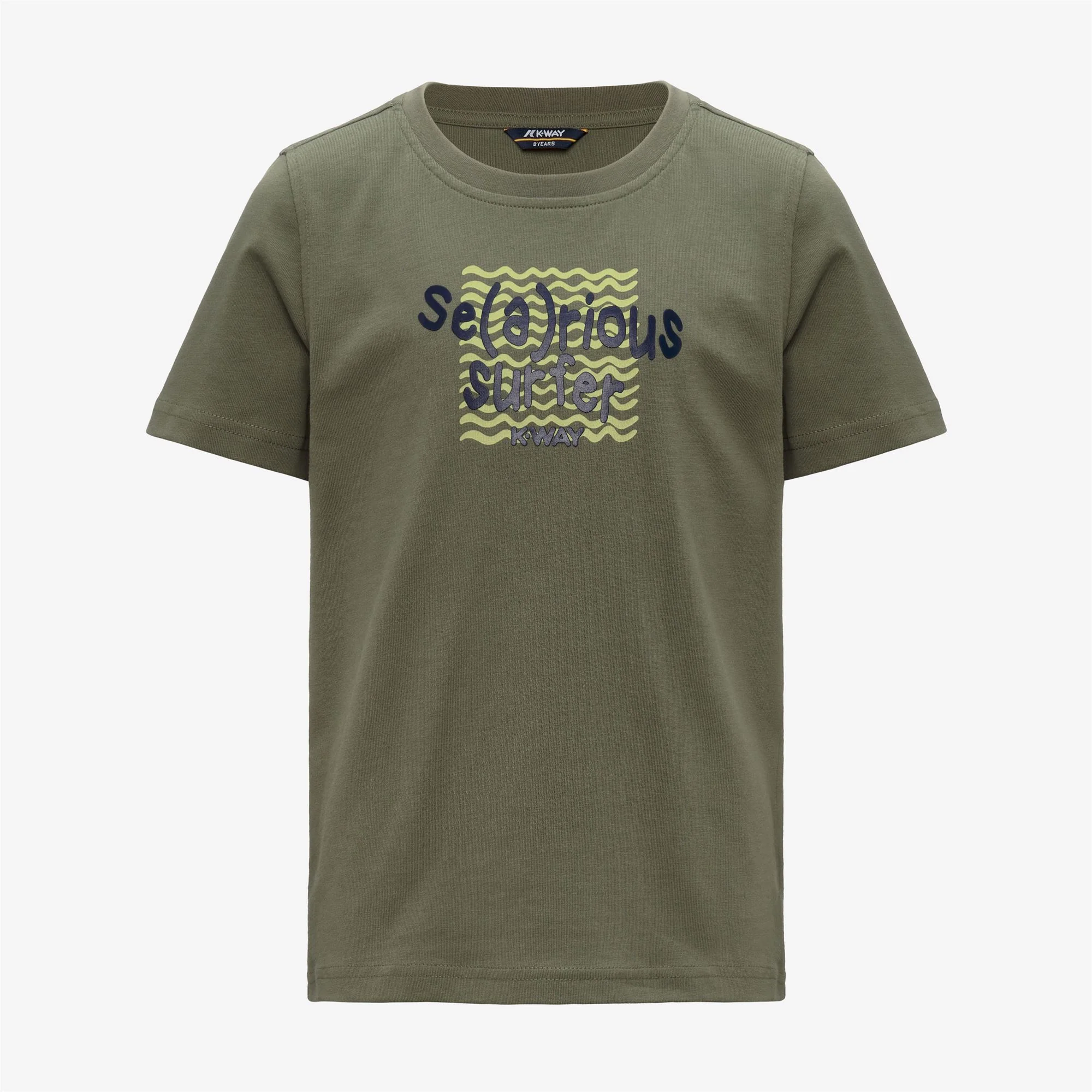 P. ODOM SEARIOUS SURFER JERSEY - T-ShirtsTop - T-Shirt - Boy - GREEN LICHEN