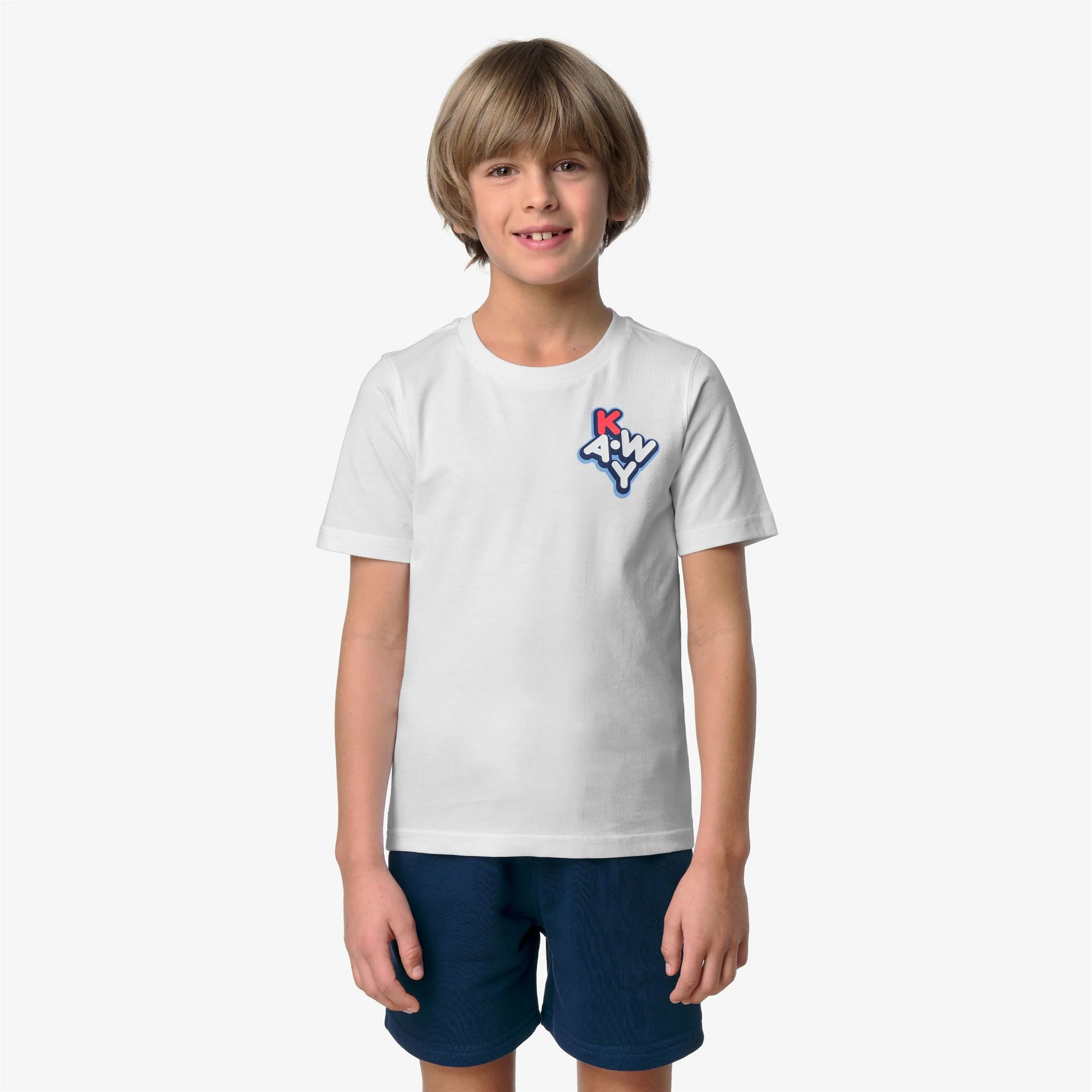 P. LEONIDE SCATTERED LETTERING - T-ShirtsTop - T-Shirt - Kid unisex - WHITE