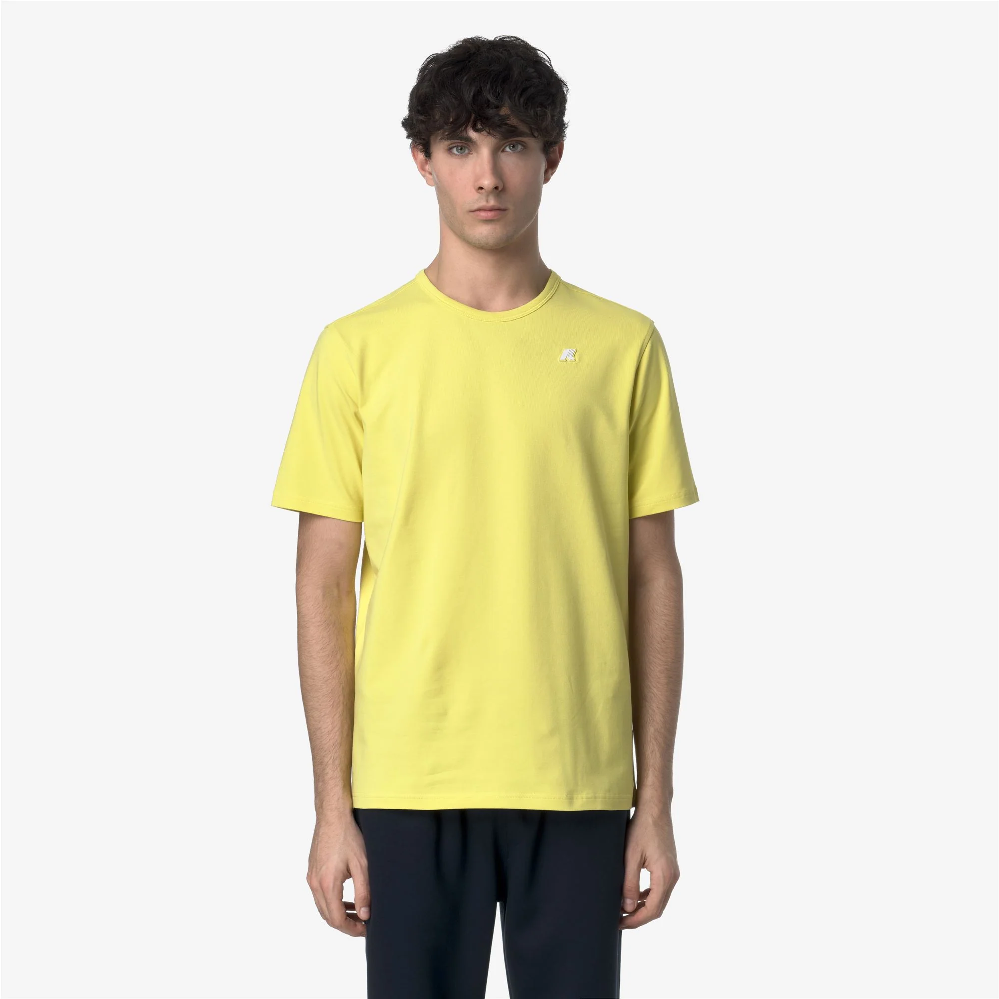 ADAME LIGHT STRETCH JERSEY - T-ShirtsTop - T-Shirt - Man - GREEN ACACIA - Image 3
