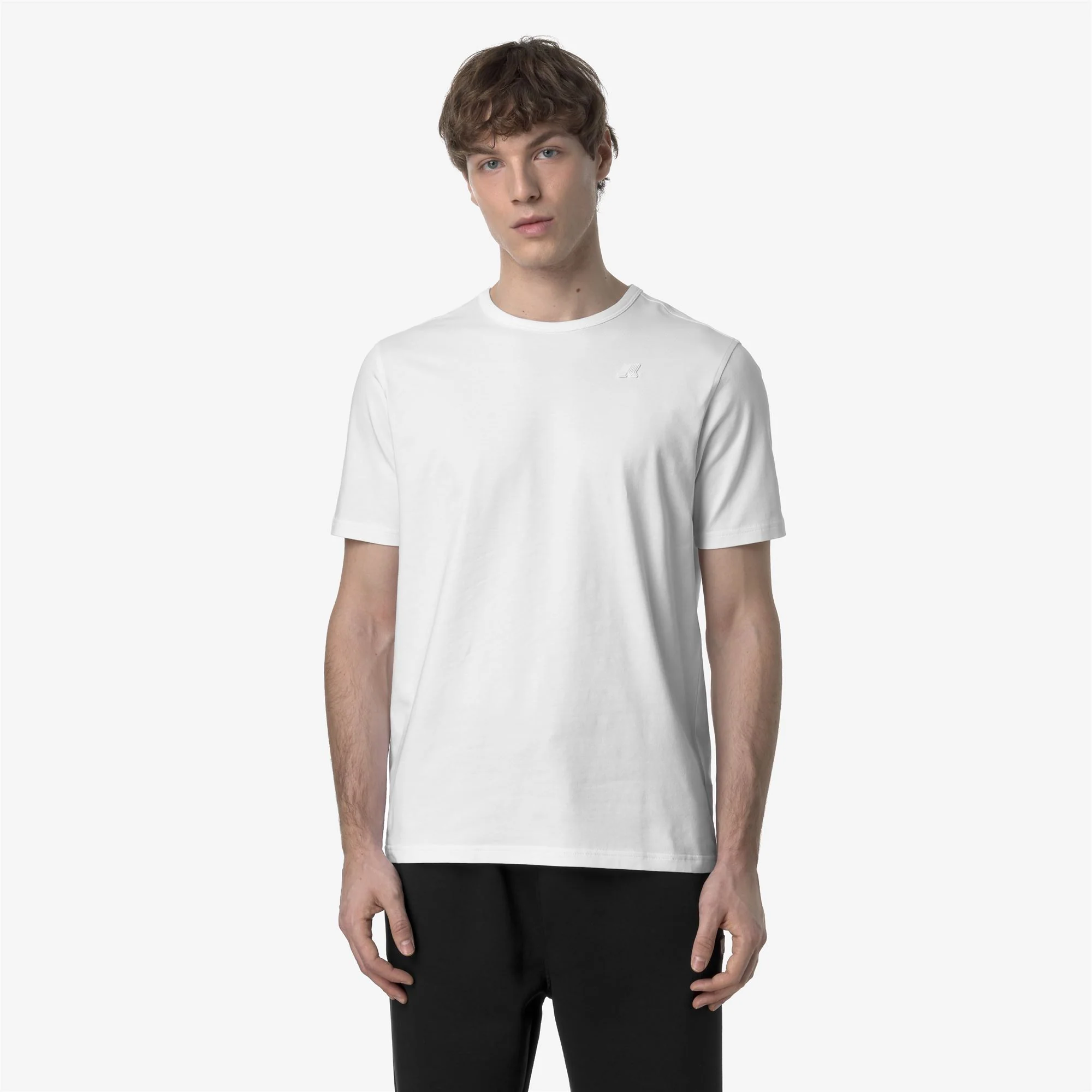 ADAME LIGHT STRETCH JERSEY - T-ShirtsTop - T-Shirt - Man - WHITE