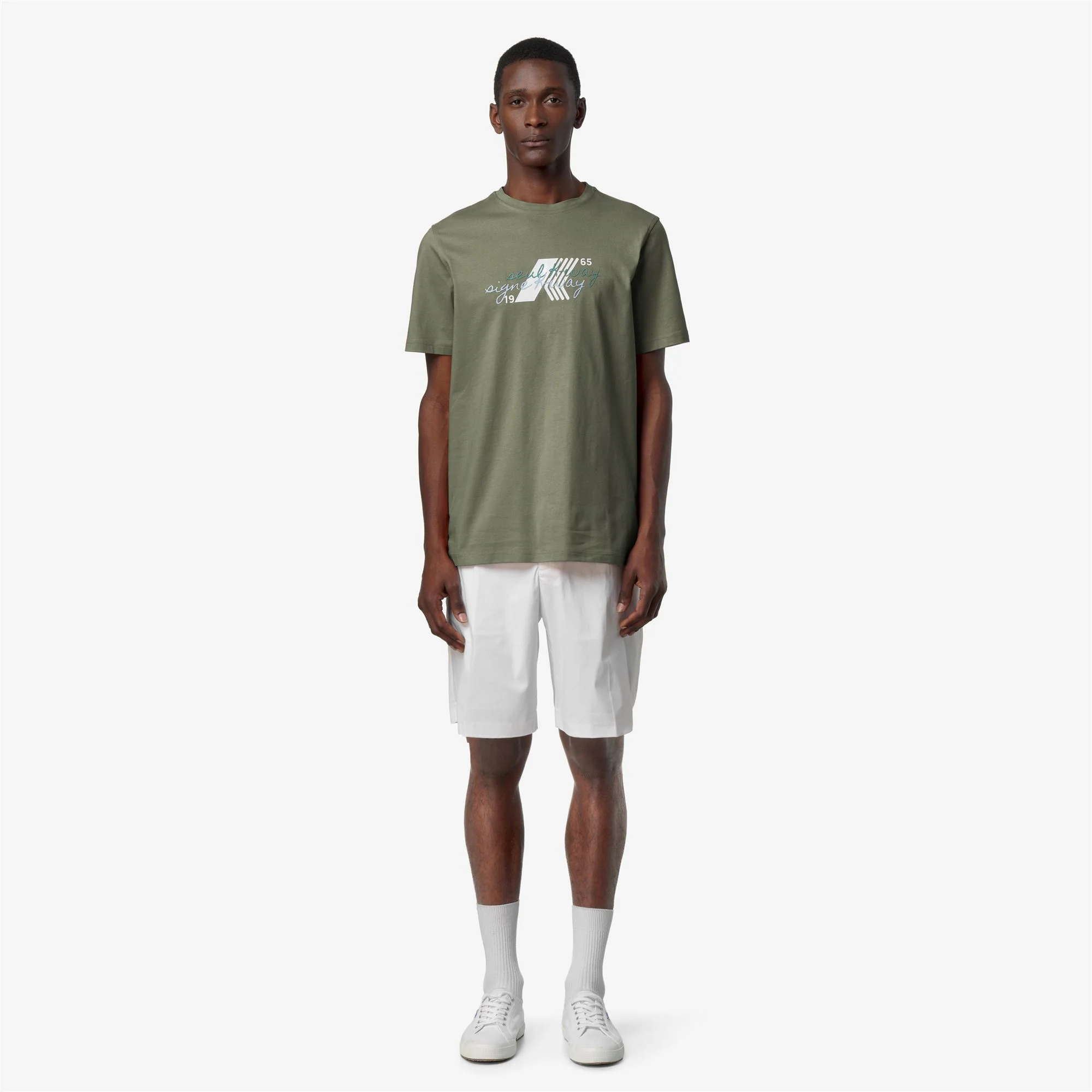 ODOM JERSEY SEUL KWAY - T-ShirtsTop - T-Shirt - Man - GREEN LICHEN