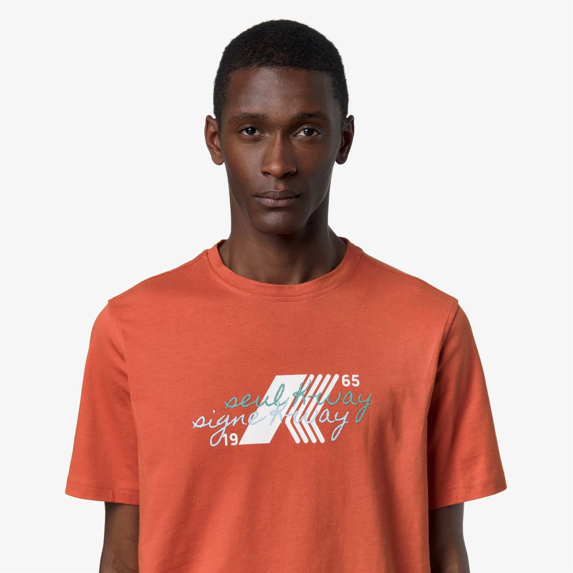 ODOM JERSEY SEUL KWAY - T-ShirtsTop - T-Shirt - Man - ORANGE BROWNISH